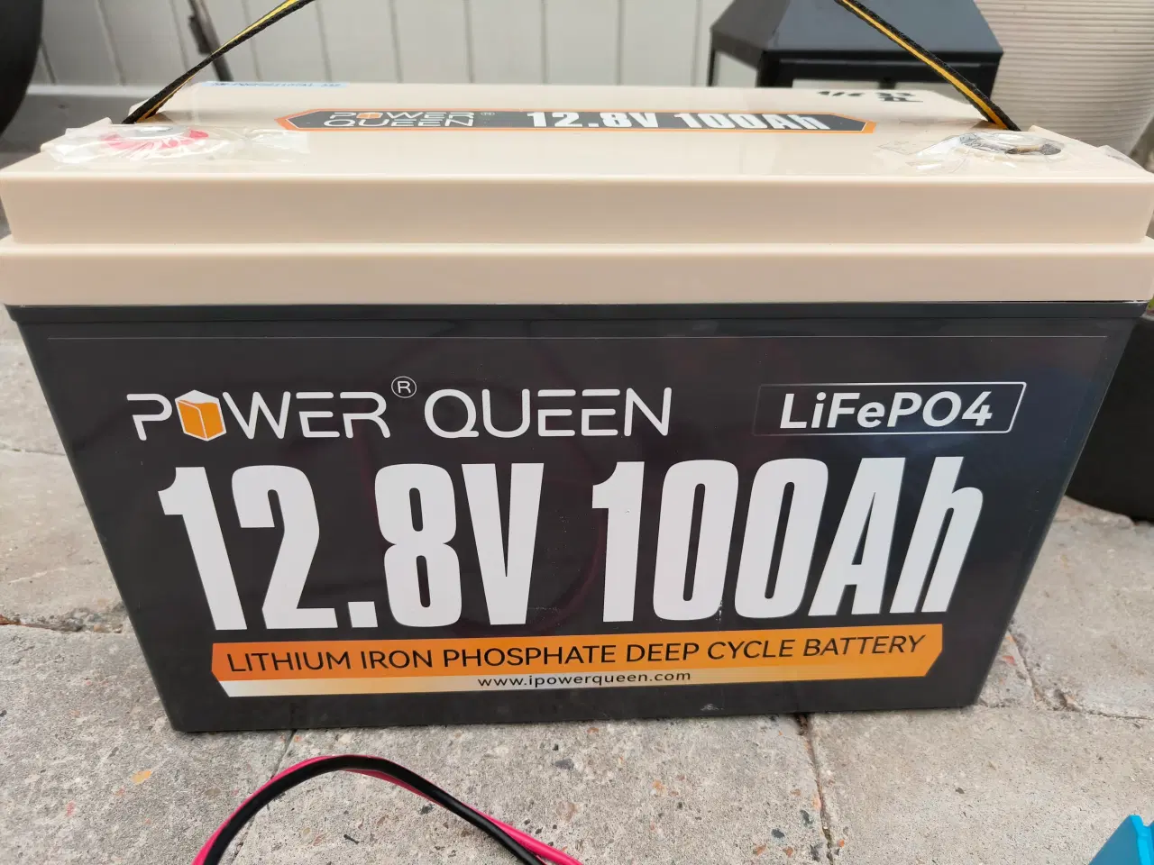Billede 1 - Lithium Batterier 2. stk. Power Queen 12,8 volt 10