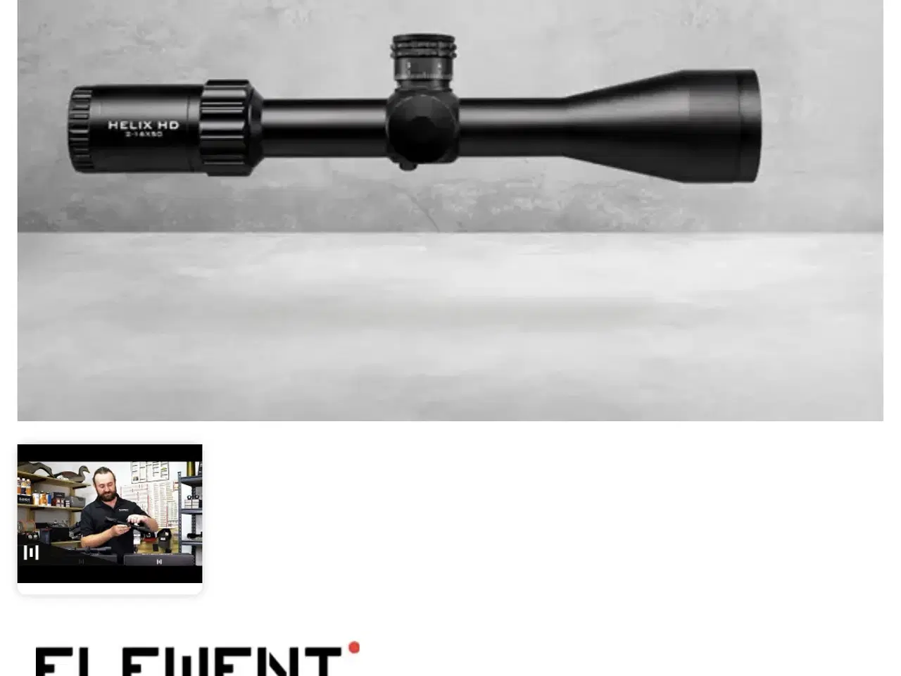 Billede 1 - Sigtekikkert, Element Helix 2-16x50 SFP