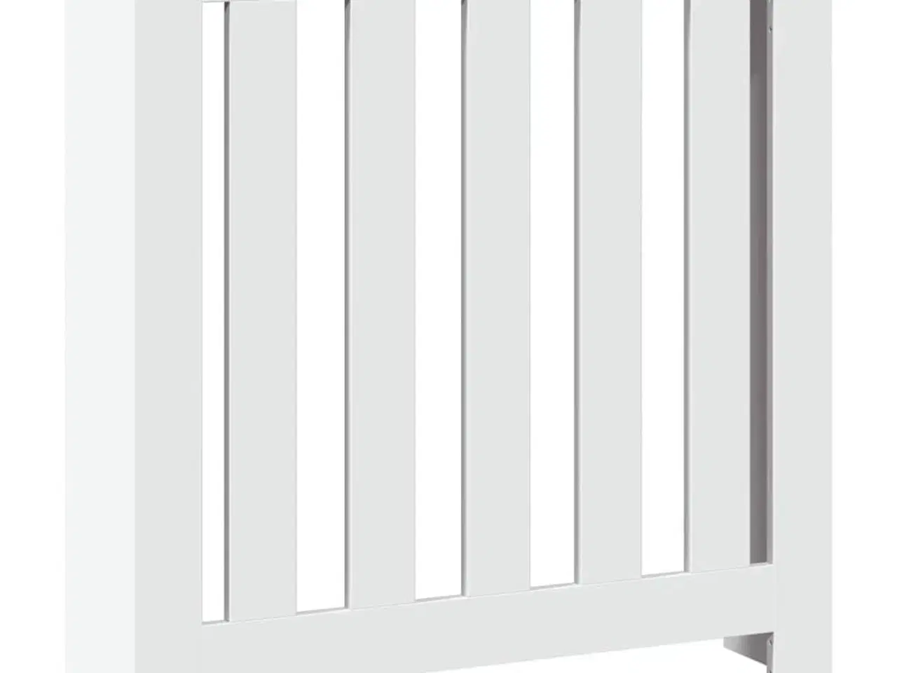 Billede 2 - Radiatorskjuler 78x20x82 cm konstrueret træ hvid