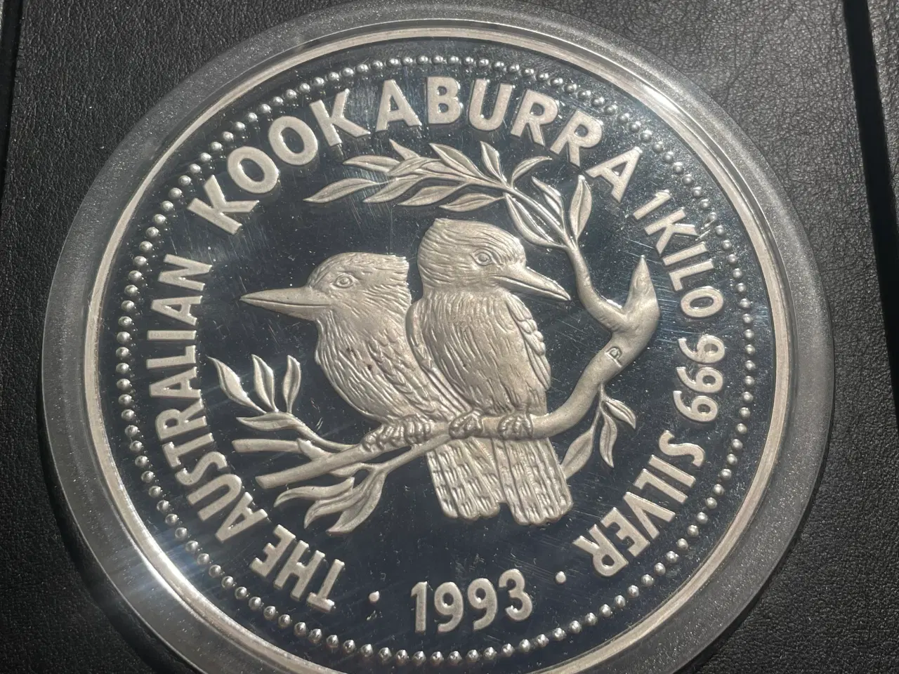 Billede 1 - 1 KG Australsk sølv 999 rent sølv, Kookaburra,1993