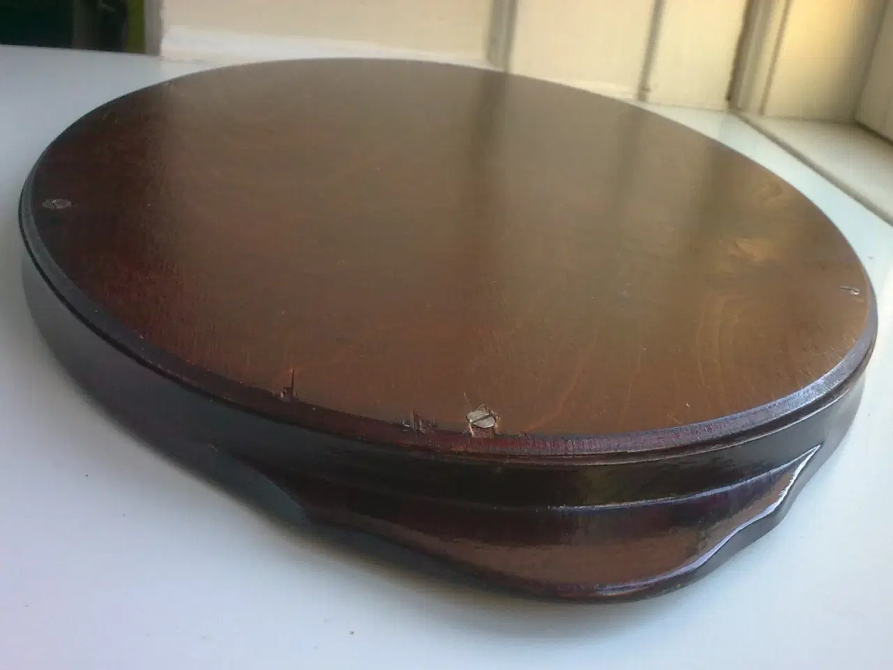 Billede 6 - Vintage dansk træ bakke Baileys & deko glas