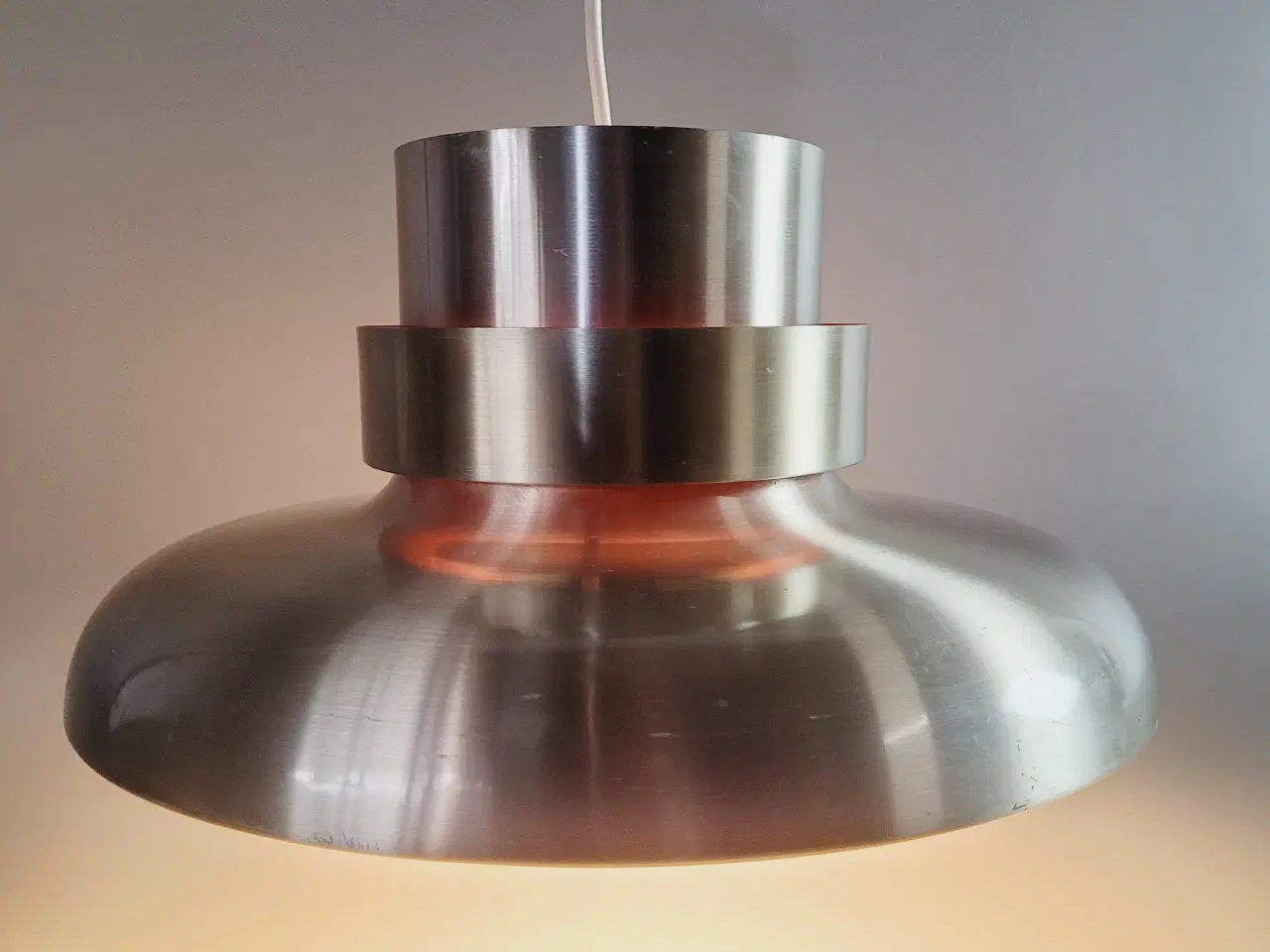 Billede 4 - ⭐️· Vintage pendel i aluminium, 1970'erne - dansk 