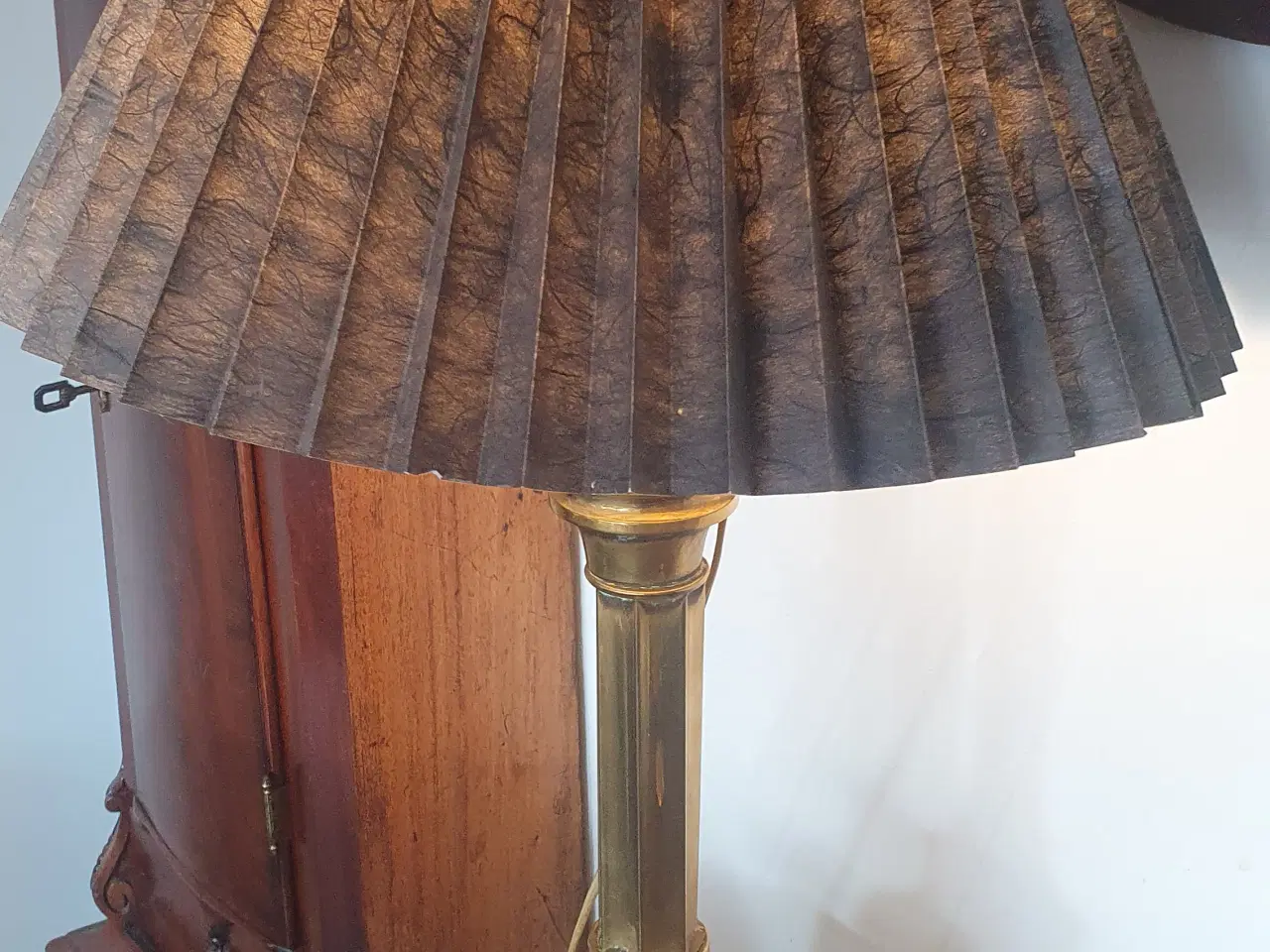 Billede 2 - Stor messing bord lamper 