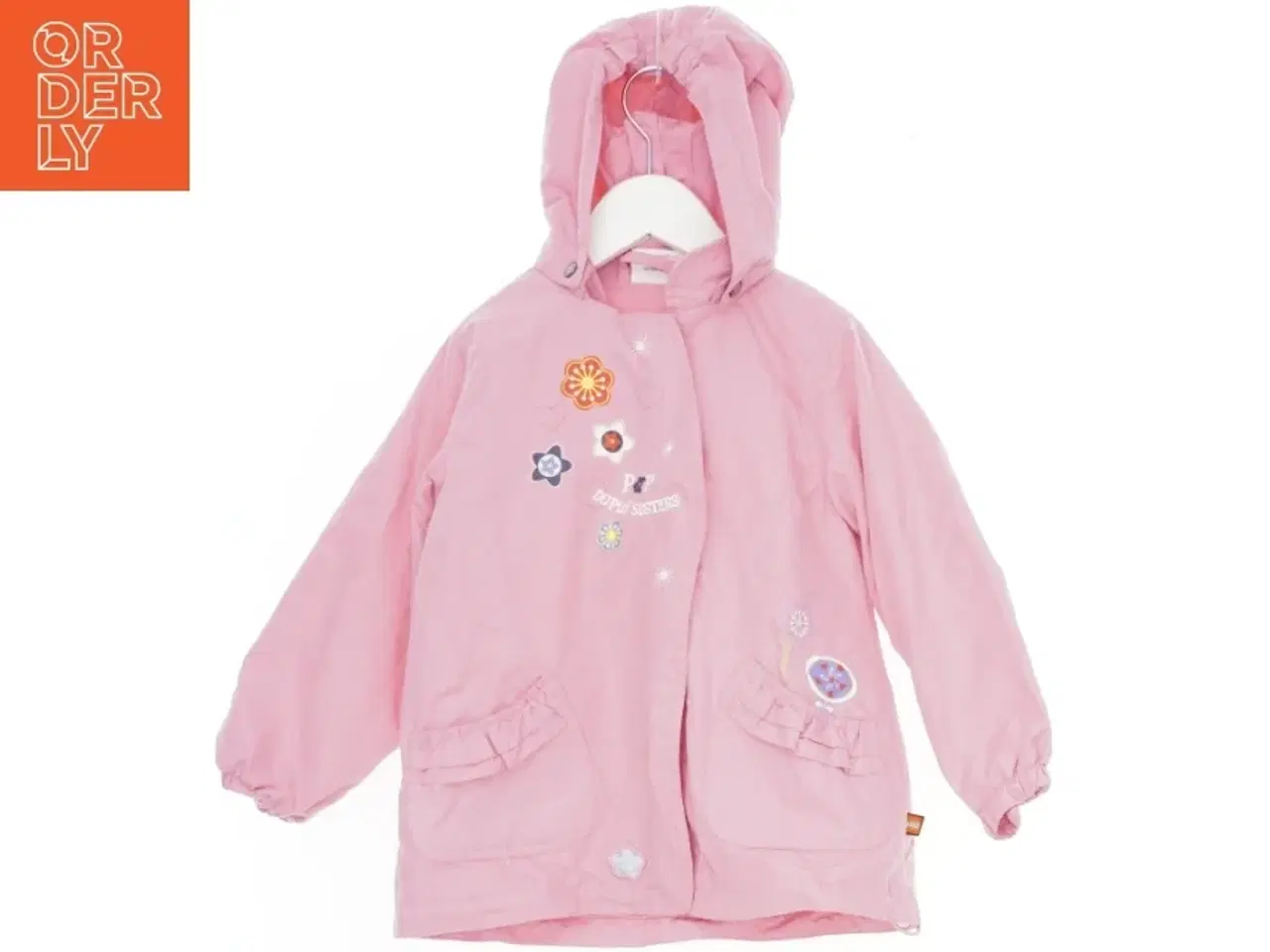 Billede 1 - Lyserød jakke med blomstertryk fra Lego (str. 98)