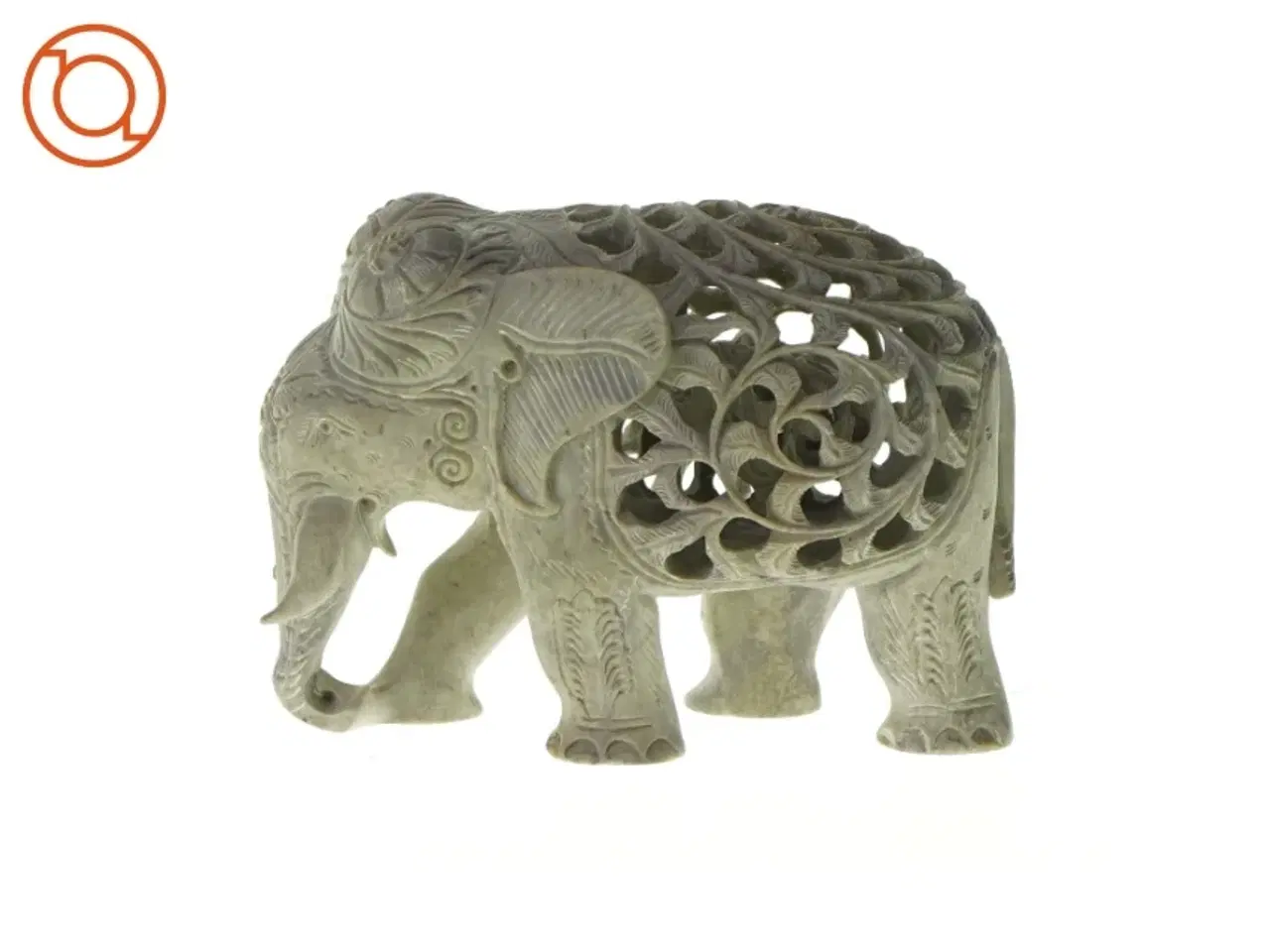 Billede 1 - Stor fertilitet elefant fra Varanasi Indien (str. LBH: 15x8x11 cm)