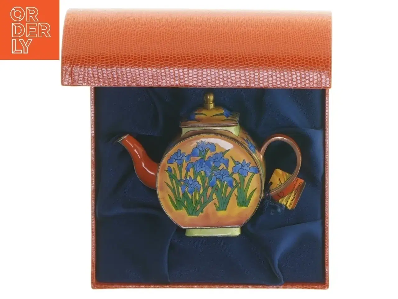 Billede 1 - Dekorativ tepotte i gaveæske fra Charlotte di Vita MBE (str. 12x8,5 cm)