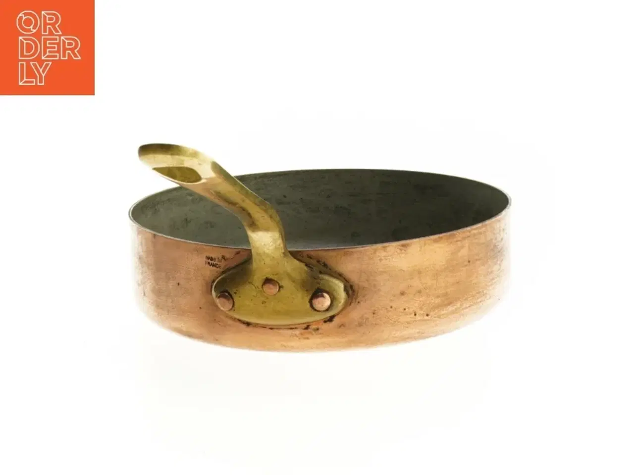 Billede 2 - Gammel kobber stegepande (str. 21 cm)