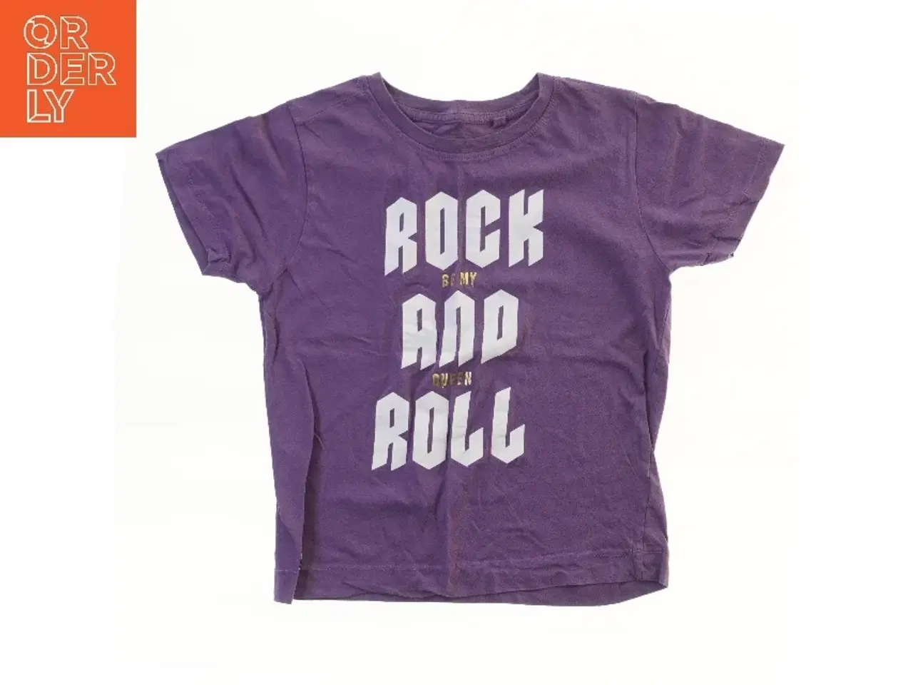 Billede 1 - T-shirt med tryk fra Queenz (str. 134)