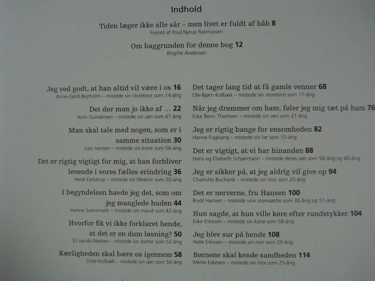 Billede 2 - de der blev tilbage - en portrætbog om efterladte 