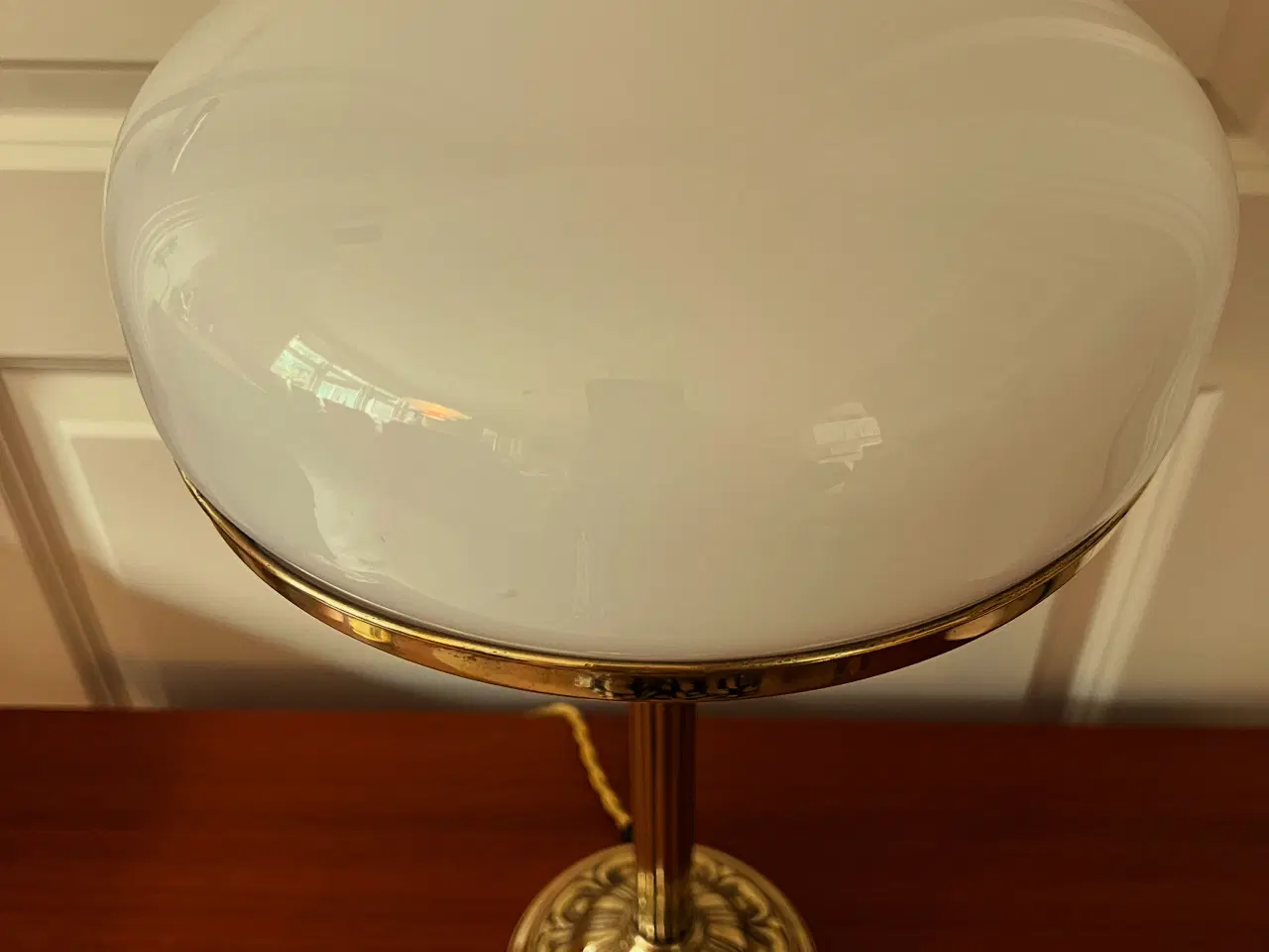 Billede 3 - Smuk gammel Strindberg messing lampe 
