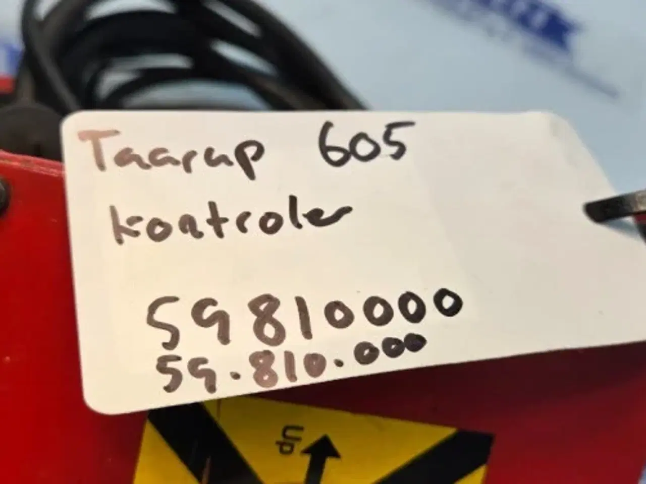 Billede 13 - Taarup 605 Kontroller 59810000