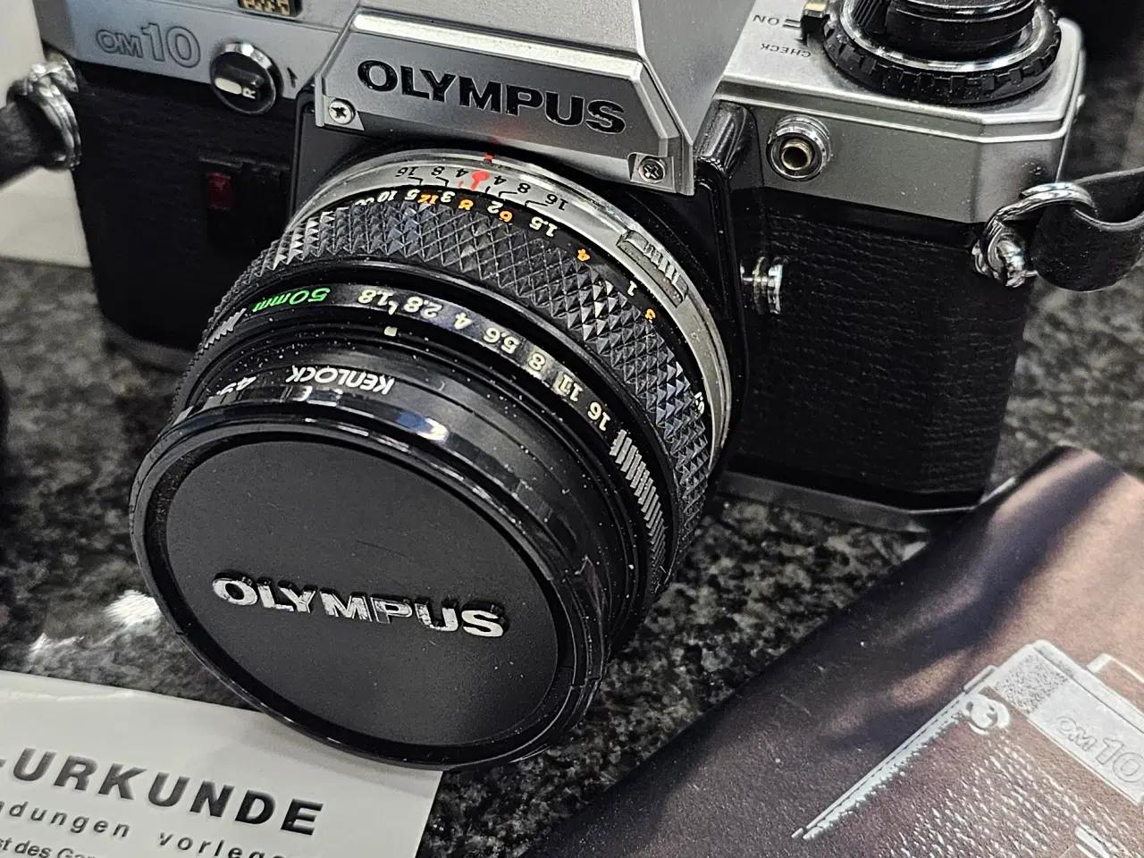 Billede 1 - Olympus OM10, spejlreflekskamera i tiptop stand