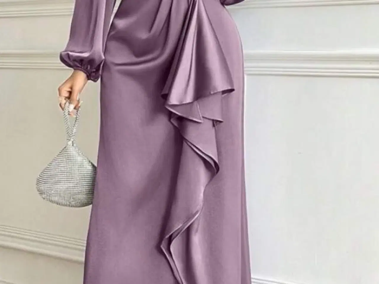 Billede 4 - Modely satin festkjole