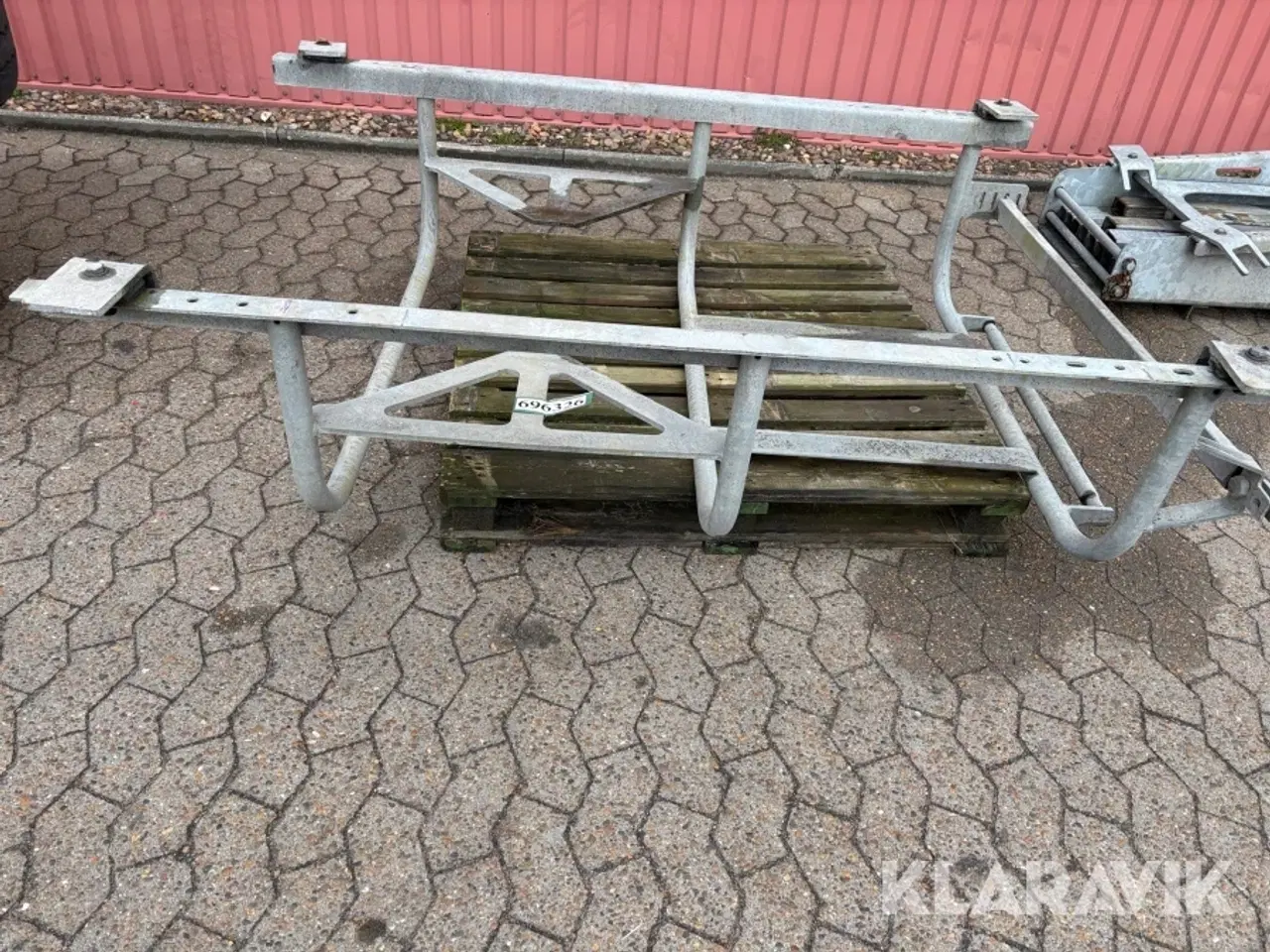 Billede 2 - Reservehjulophæng til under trailer - galvaniseret