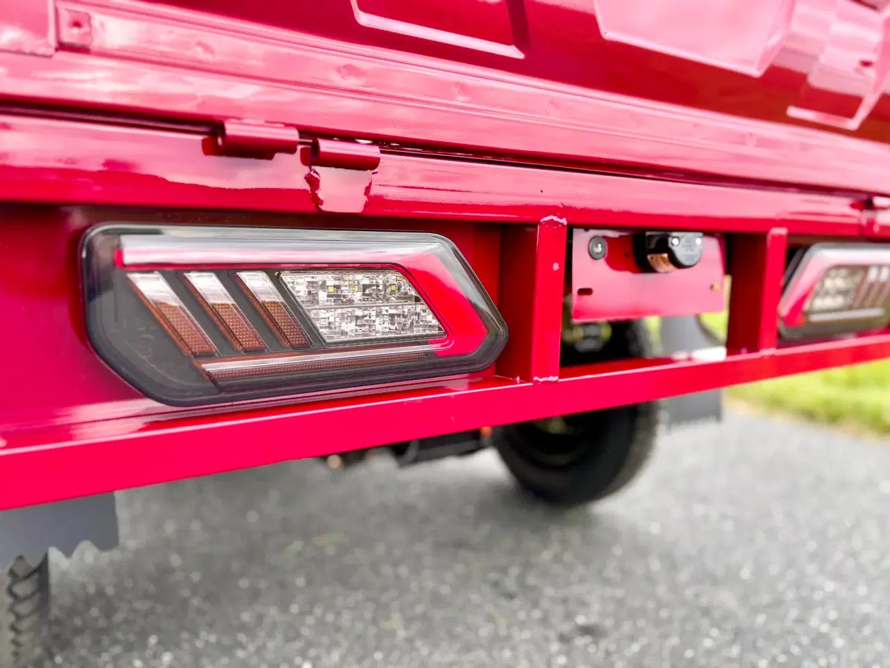 Billede 6 - LuxCap Pickup Kabinescooter Rød