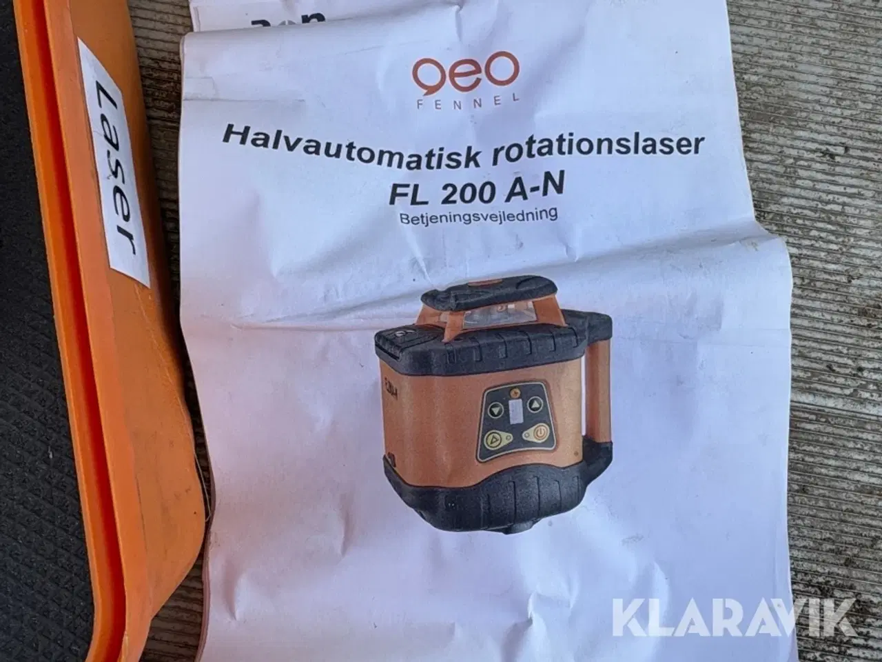 Billede 7 - Halvautomatisk rotationslaser Geo-Fennel FL 200 A-N