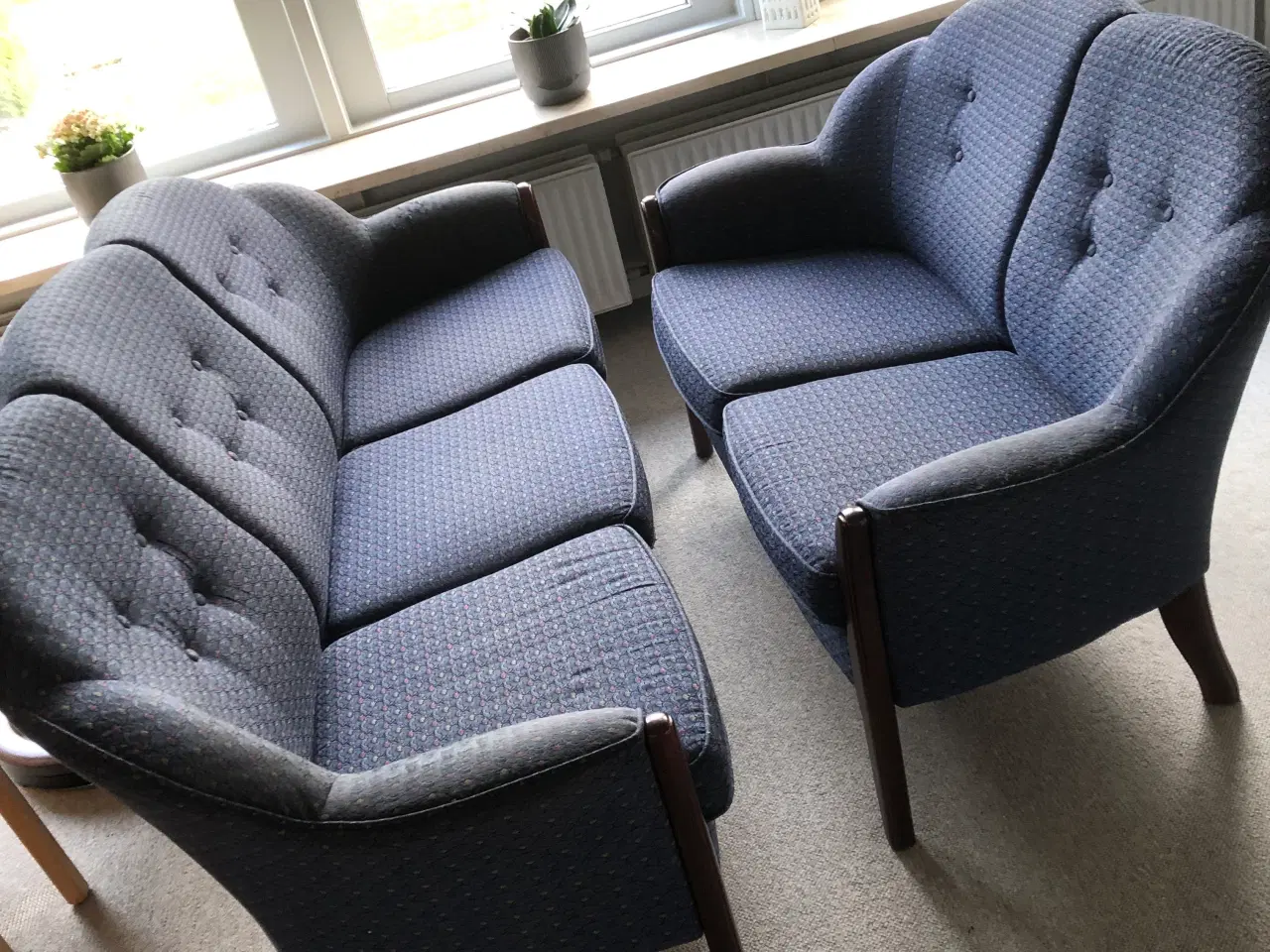 Billede 1 - Smuk lille sofagruppe med god siddekomfort