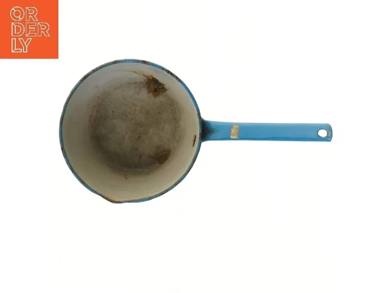 Billede 2 - Blå metal gryde (str. Ø 19 cm)