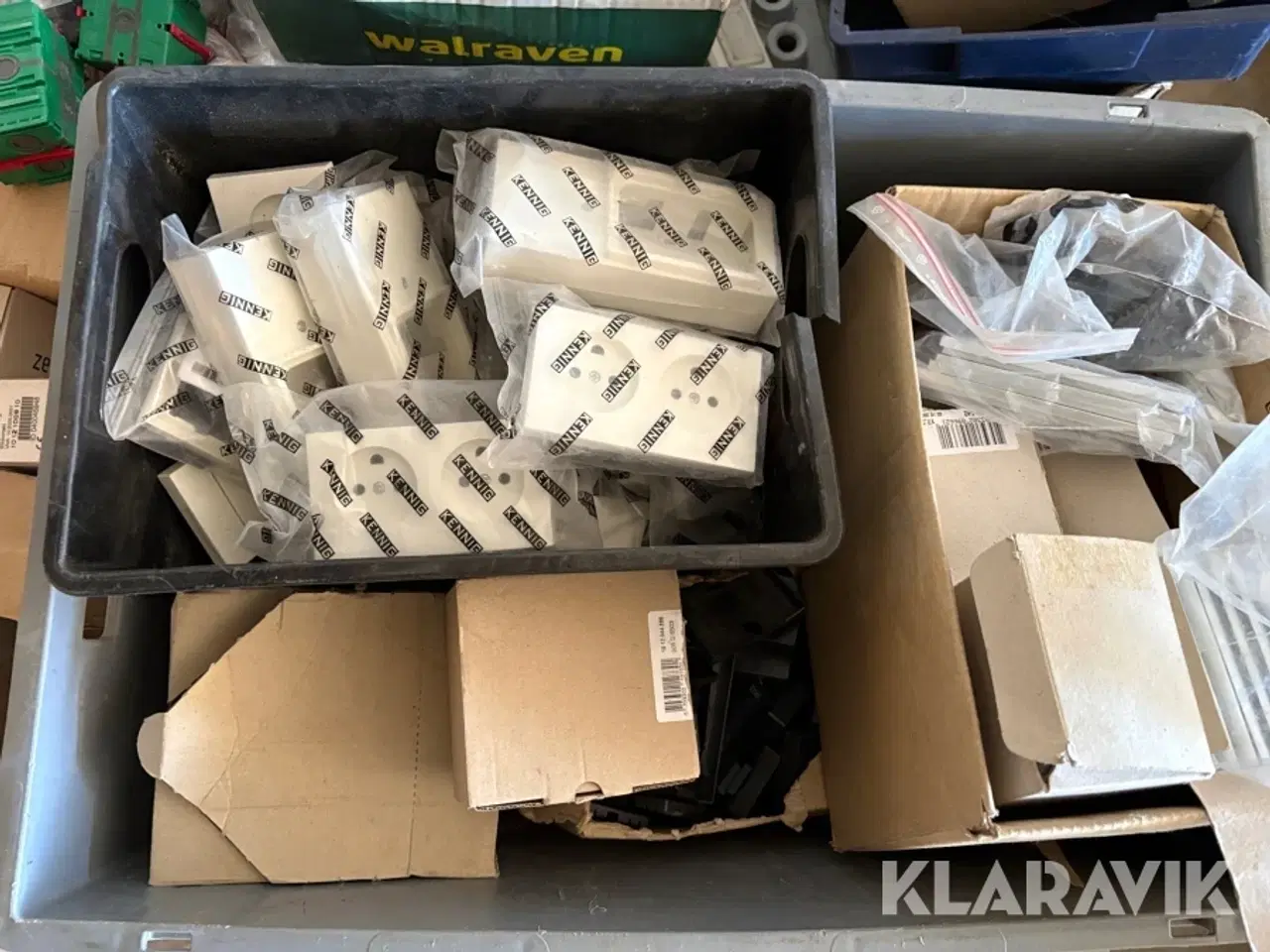 Billede 9 - Elmaterialer blandet lot, 3 paller