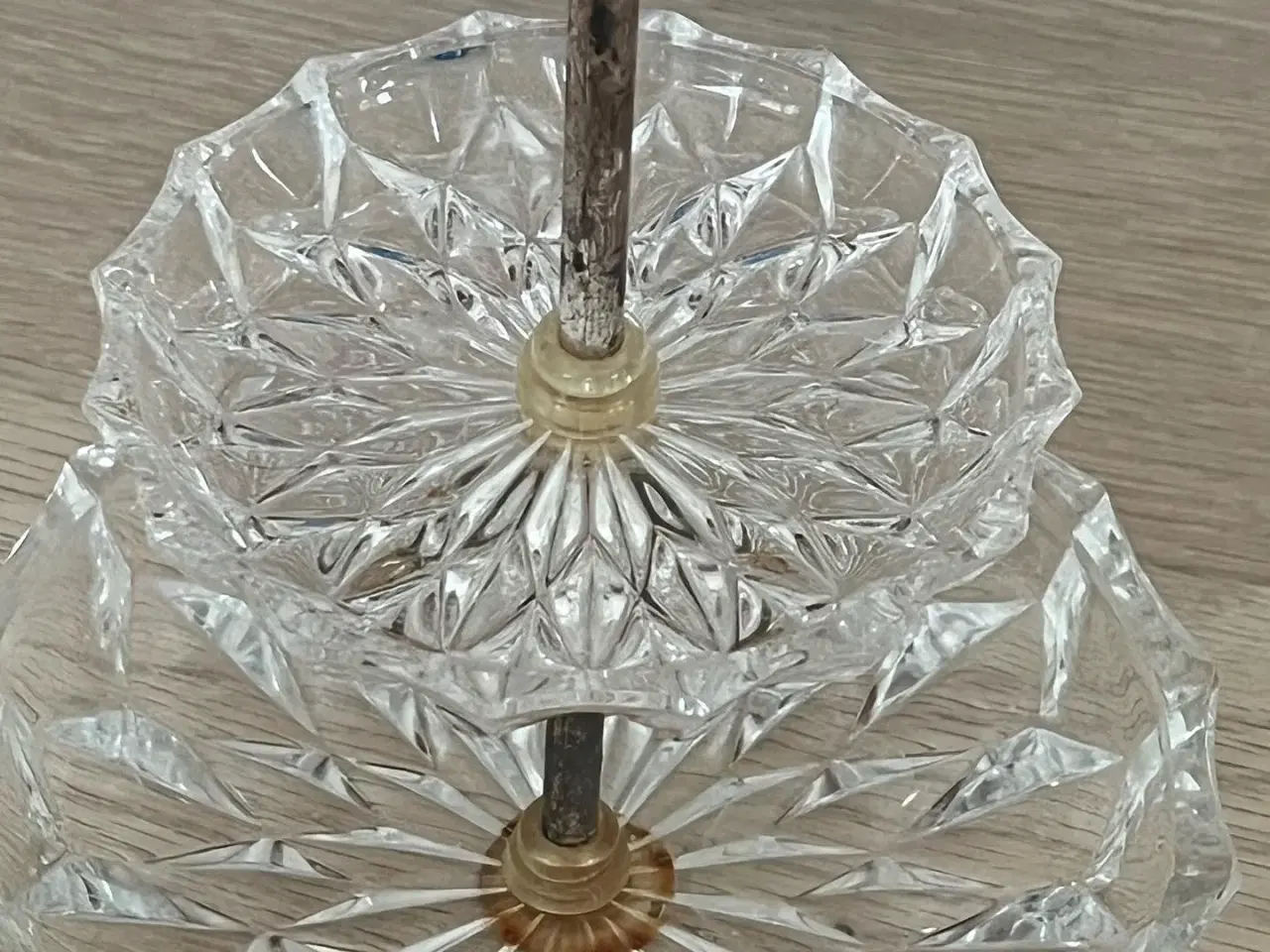 Billede 2 - Småkage opsats i krystalglas 