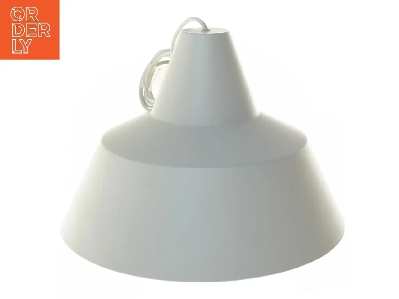 Billede 1 - Hvid pendel (str. Ø 35 cm)