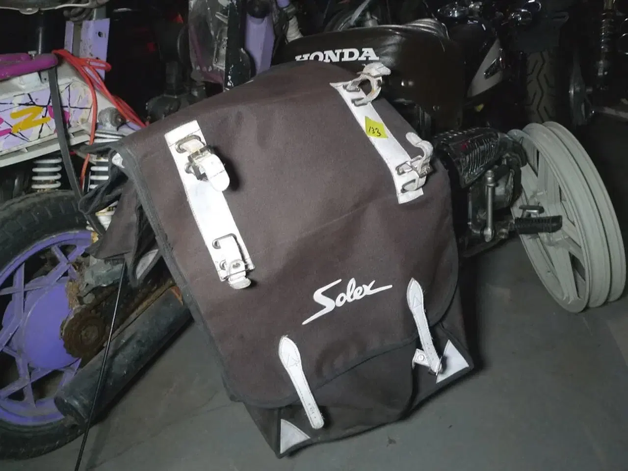 Billede 2 - 1 sæt sadeltasker t/Velo Solex