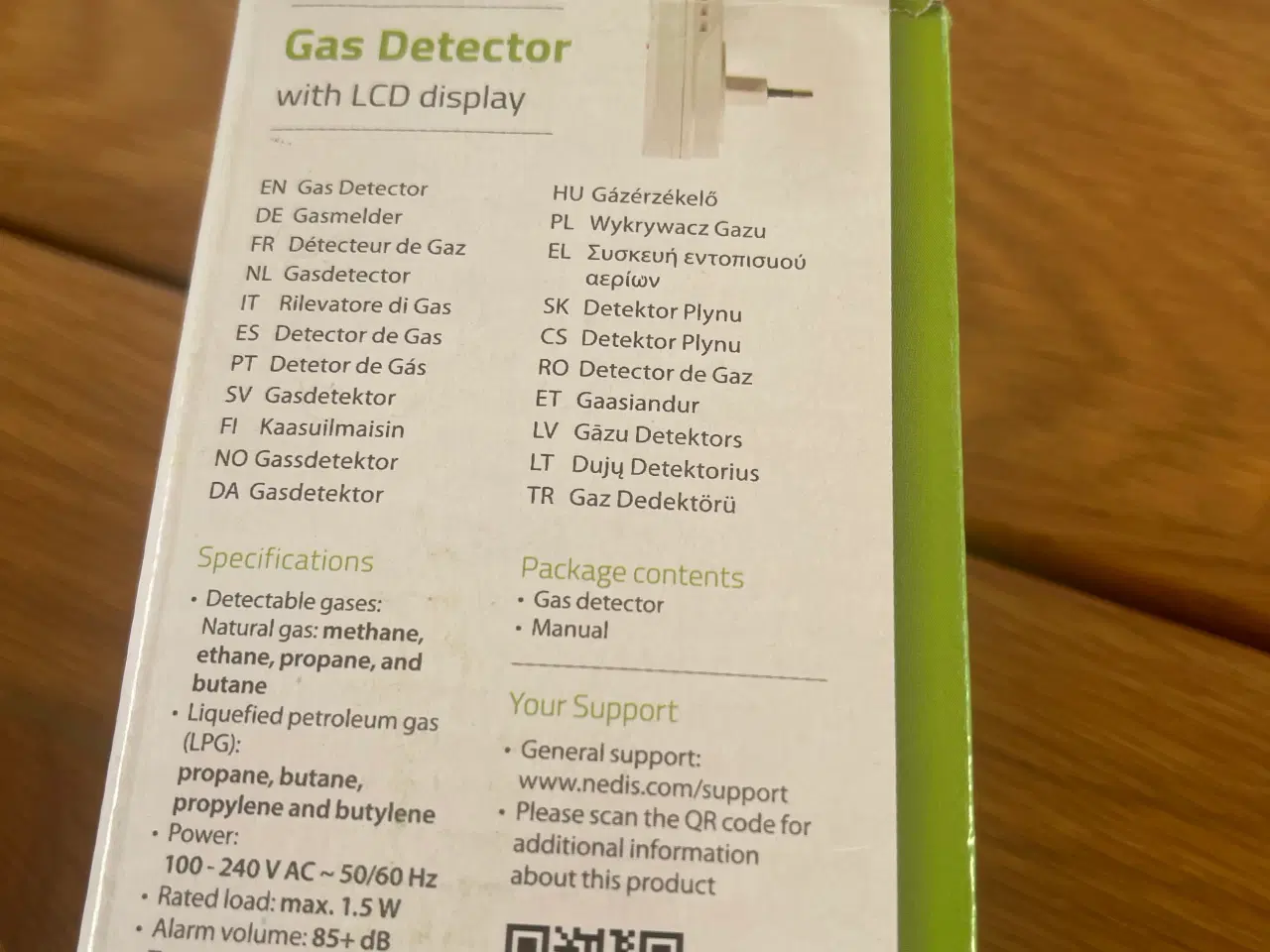 Billede 2 - Gasdetektor - plug in