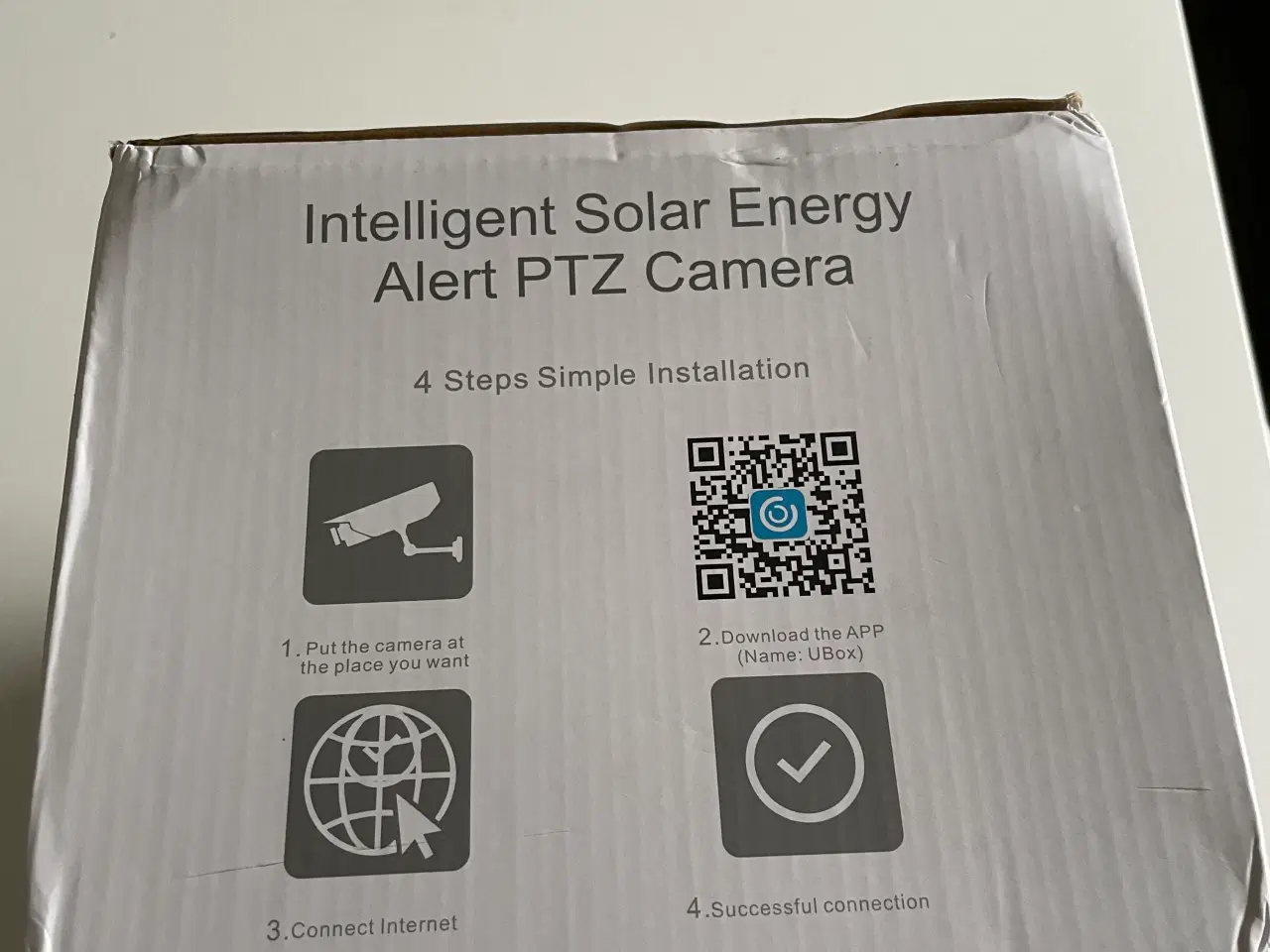 Billede 5 - Udendørs kamera med solcelle tilsluttes til mobil.