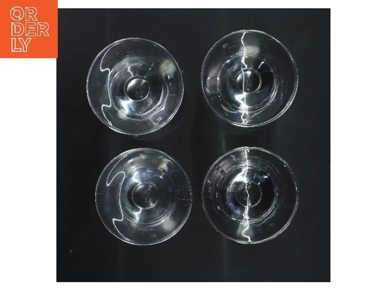 Billede 2 - 4 glas (str. 4 stk Ø 6,5 cm længde 19,5 cm)