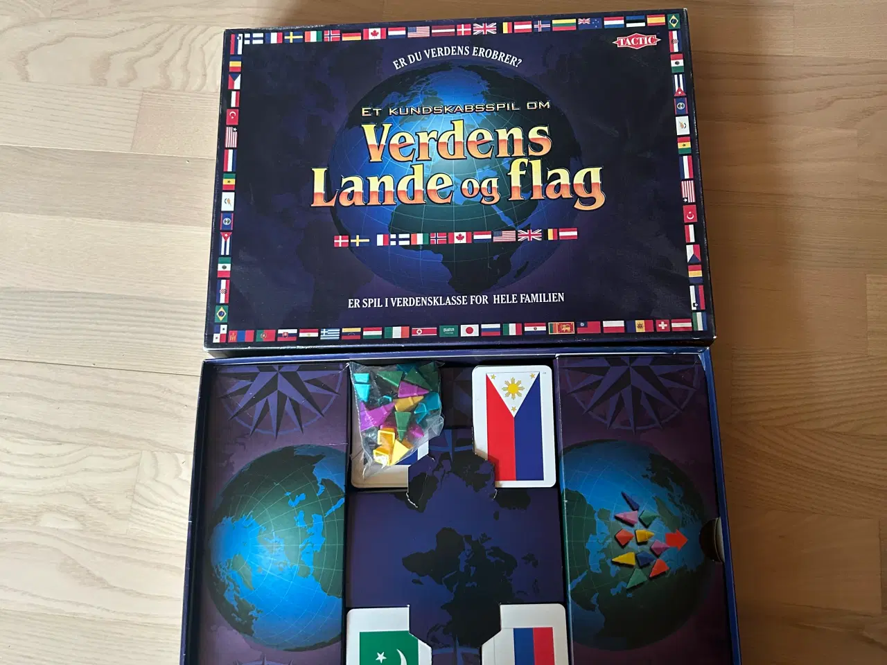 Billede 1 - Brætspil verdens lande og flag