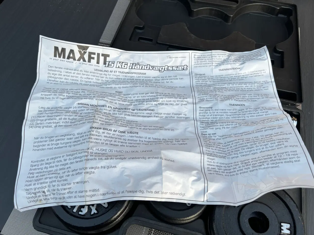 Billede 5 - Maxfit håndvægte i kuffert