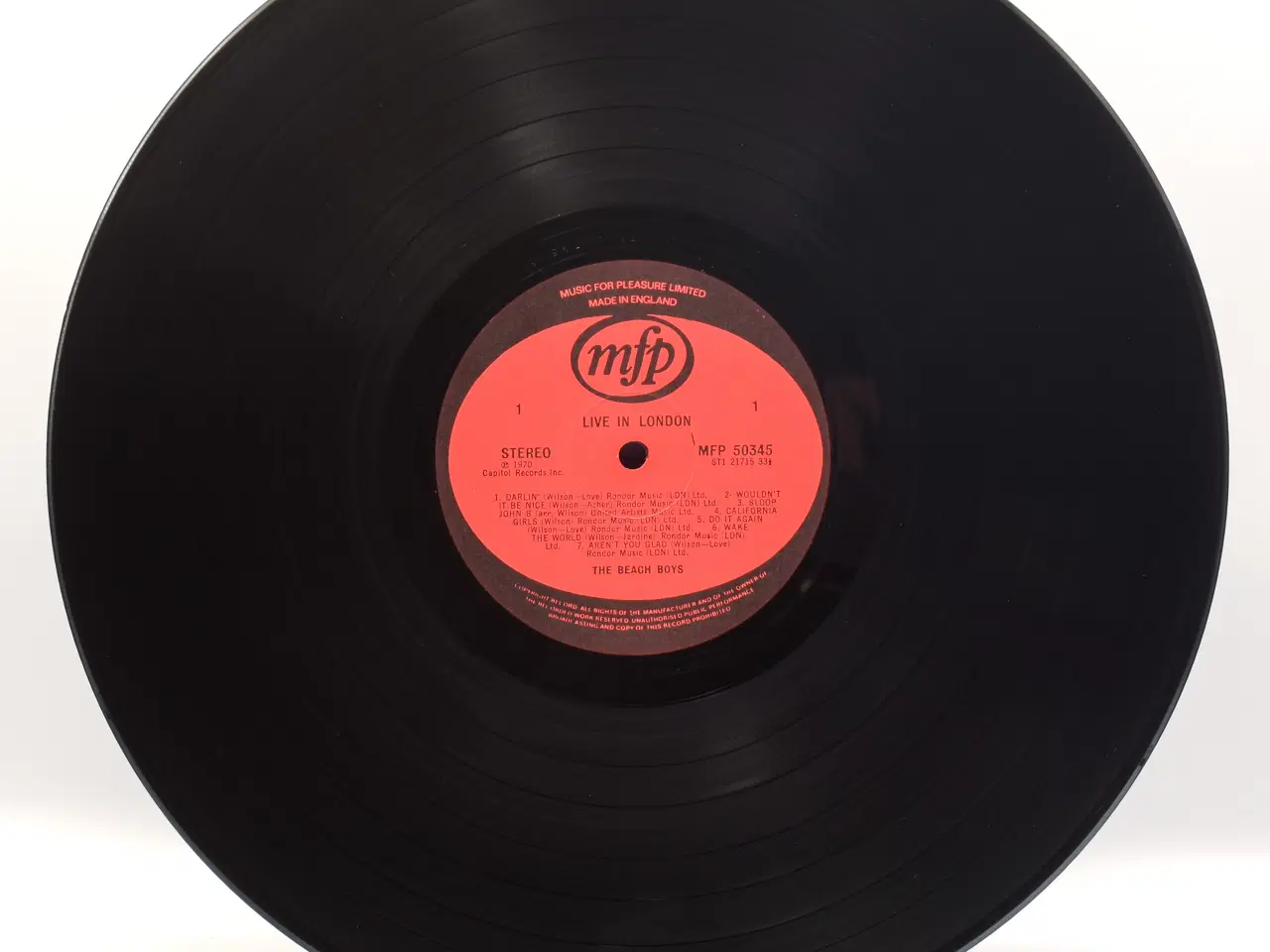 Billede 3 - The Beach Boys - Live In London - UK 1977 VG+/VG+