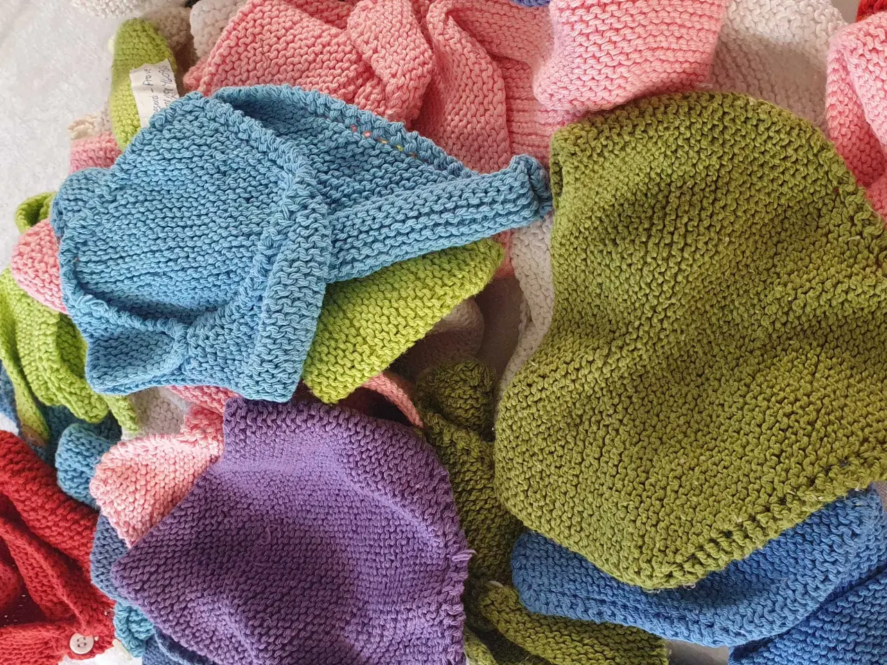 Billede 5 - Hagesmæk hjemmestrikket bomuld