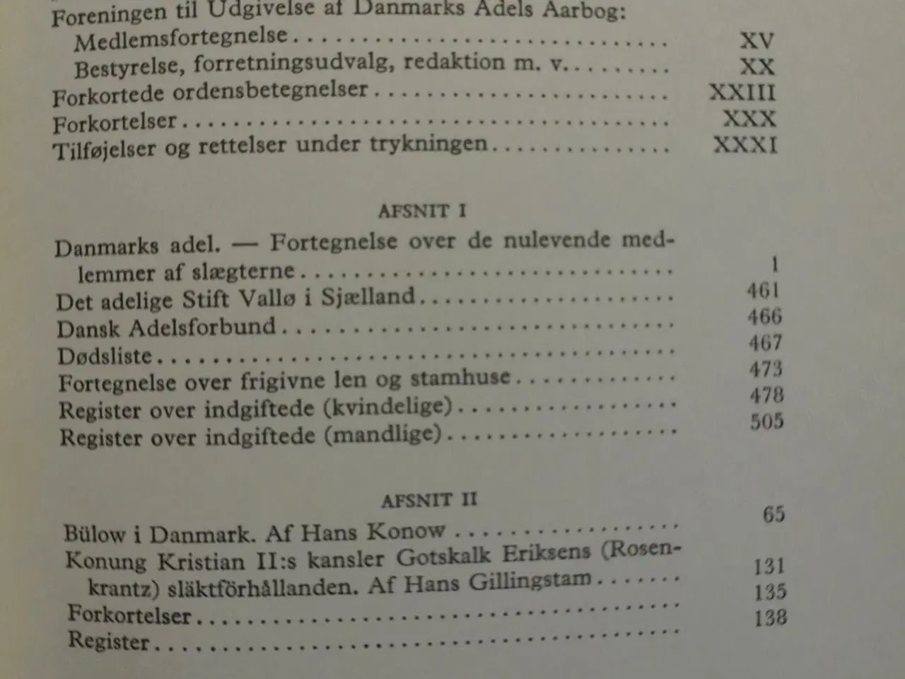 Billede 3 - danmarks adels aarbog 1964 80. aargang, red. af sv