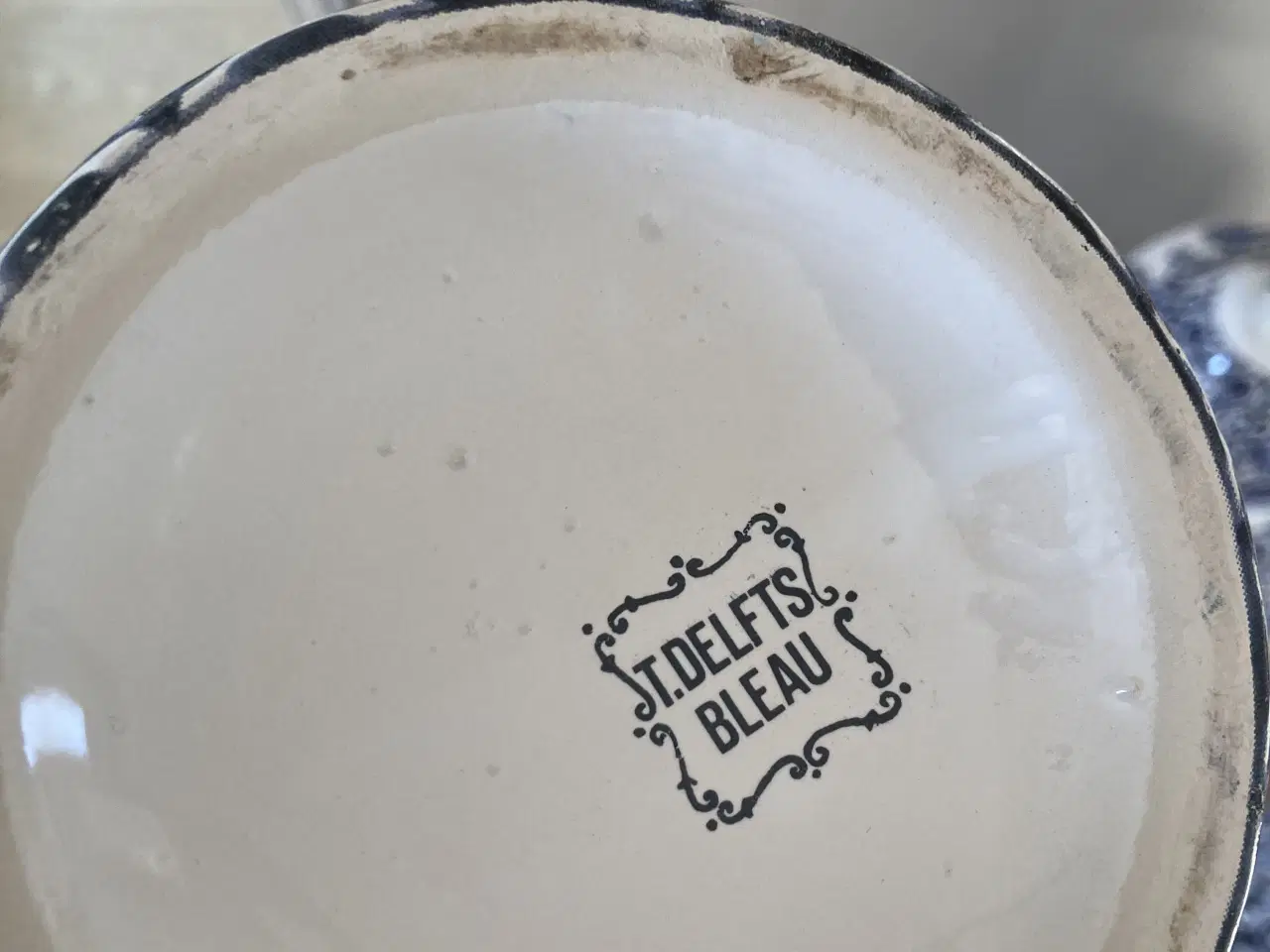 Billede 3 - Titel: 3 stk.blå/hvide porcelænskrukker med låg