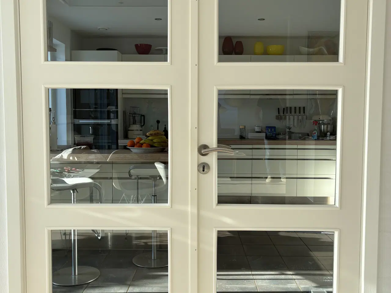 Billede 1 - Dobbeltdør hvid indvendig 