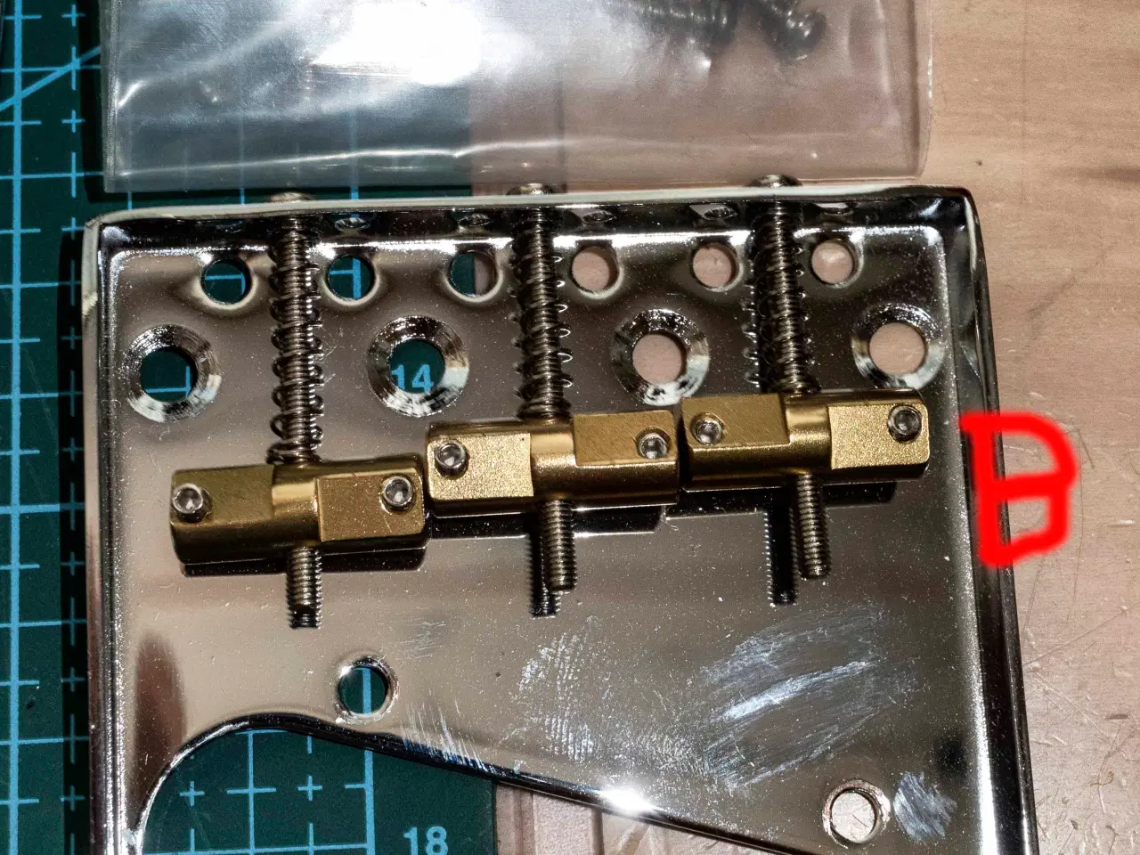Billede 4 - A: Bridgeplate og controlpalte  m.m.