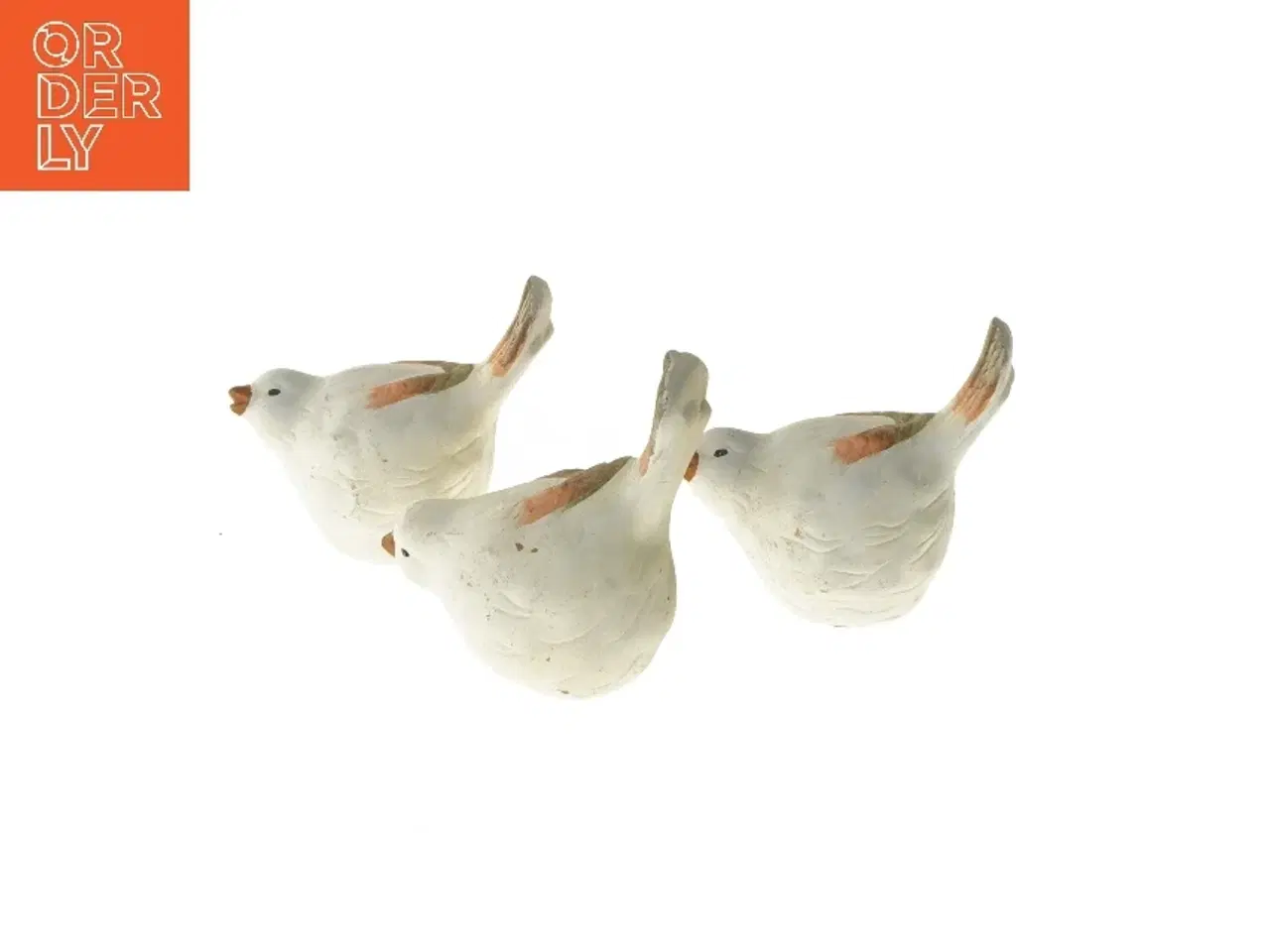 Billede 1 - Dekorative fuglefigurer (str. 3 stk 11 cm)