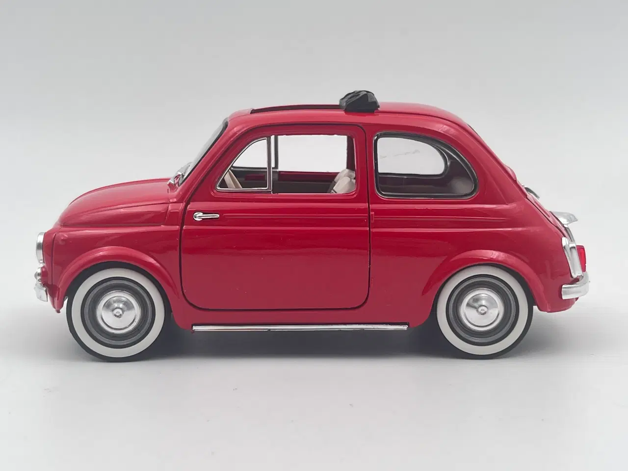 Billede 3 - 1960 Fiat 500 Open- 1:16 / 1:18  Sjælden model