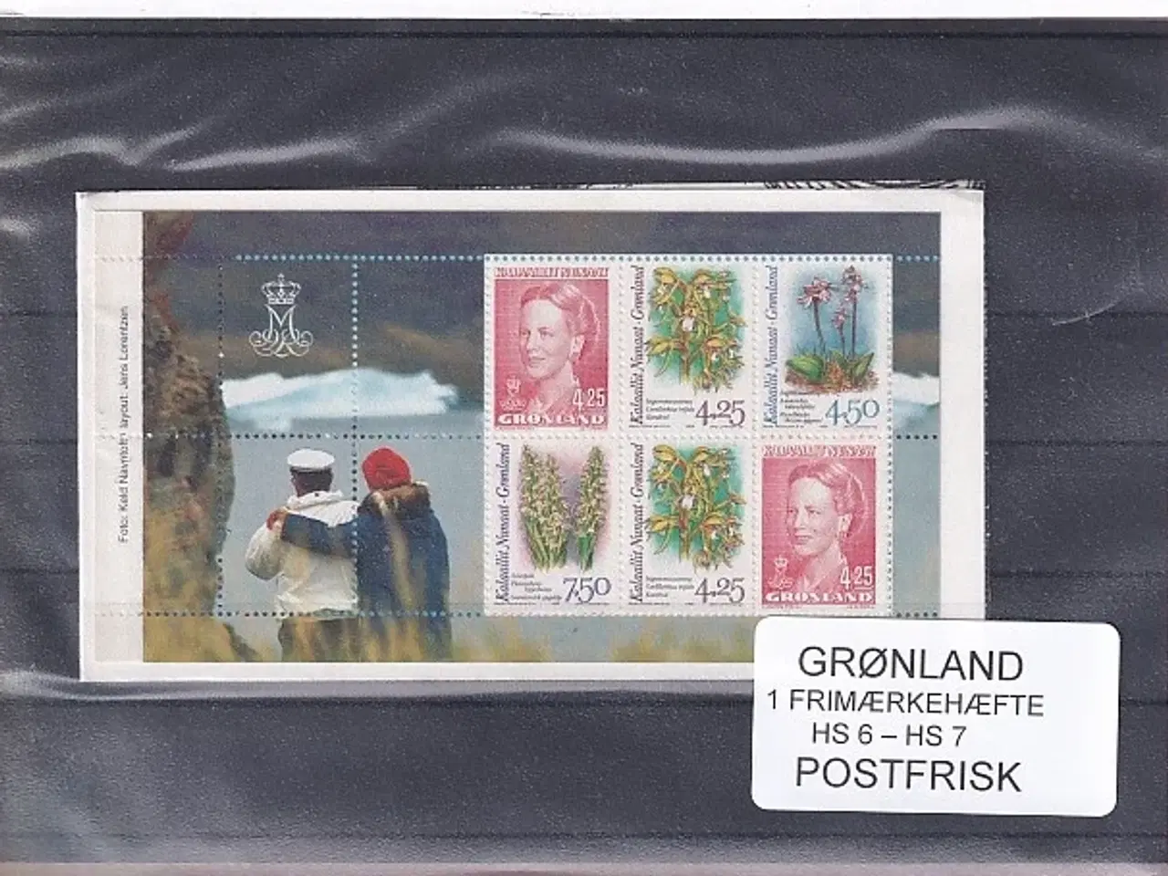 Billede 1 - Grønland - Frimærkehæfte HS 6 - HS 7 - Postfrisk