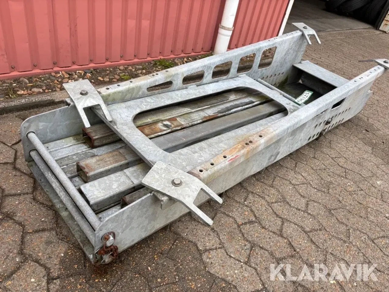 Billede 1 - Strøkasse til ophæng under trailer - galvaniseret