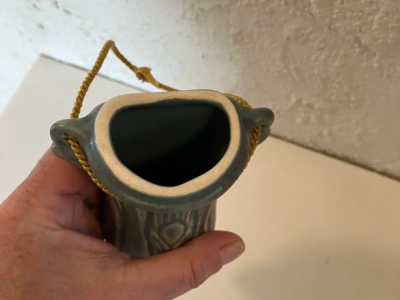 Billede 2 - Grøn keramik vase
