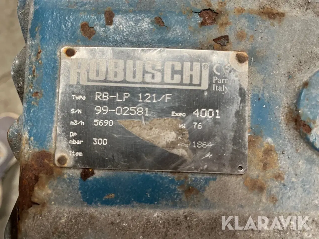 Billede 8 - Blæser Robuschi RB-LP 121/F