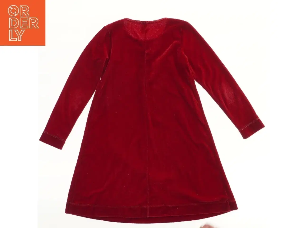 Billede 2 - Rød velour kjole fra Friends (str. 128)