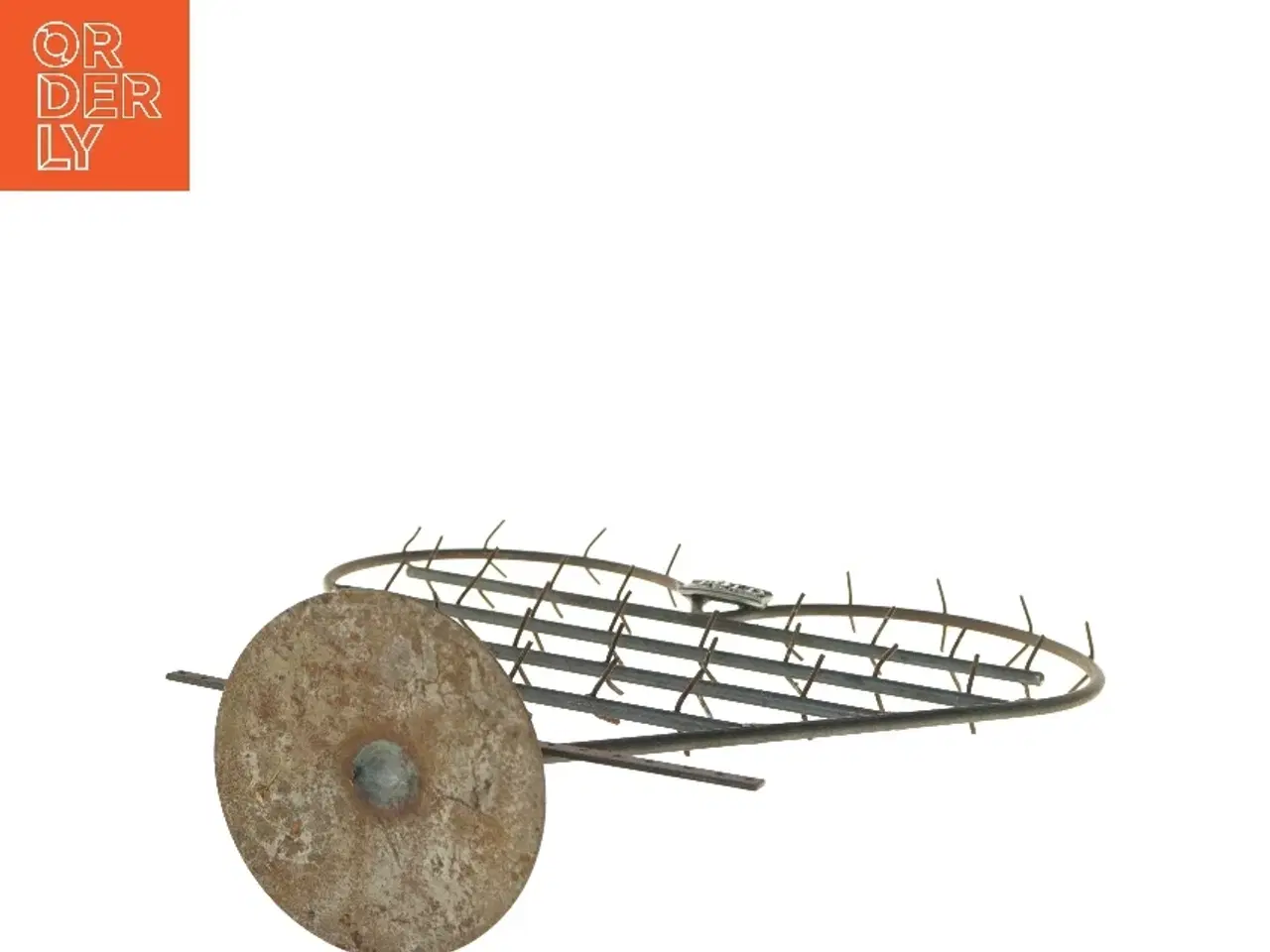 Billede 2 - Stående metalhjerte med kroge fra René Pold Design (str. 50x48 cm)