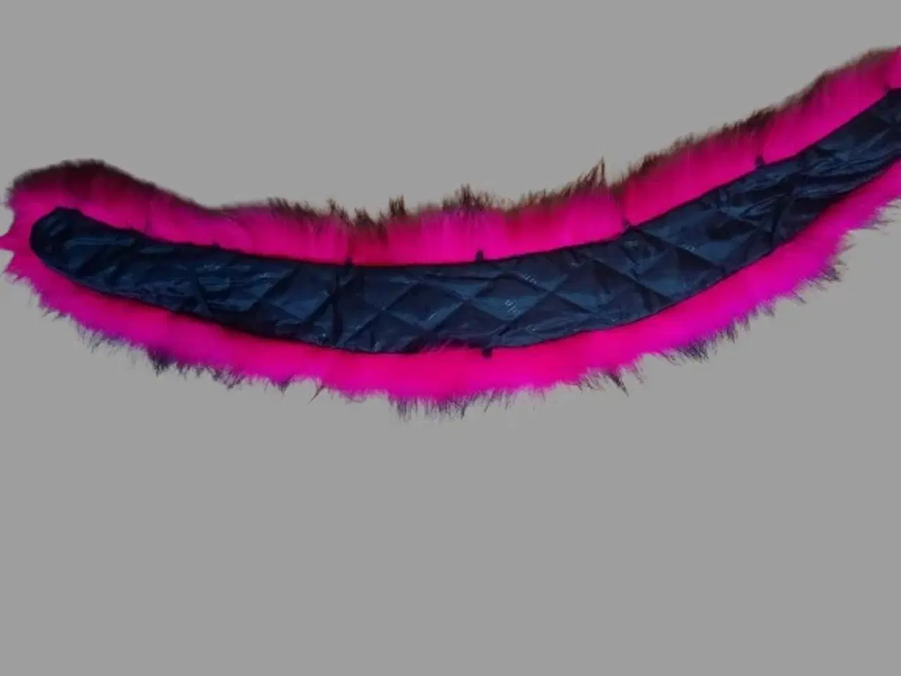 Billede 3 - kunstig pink pelskrave