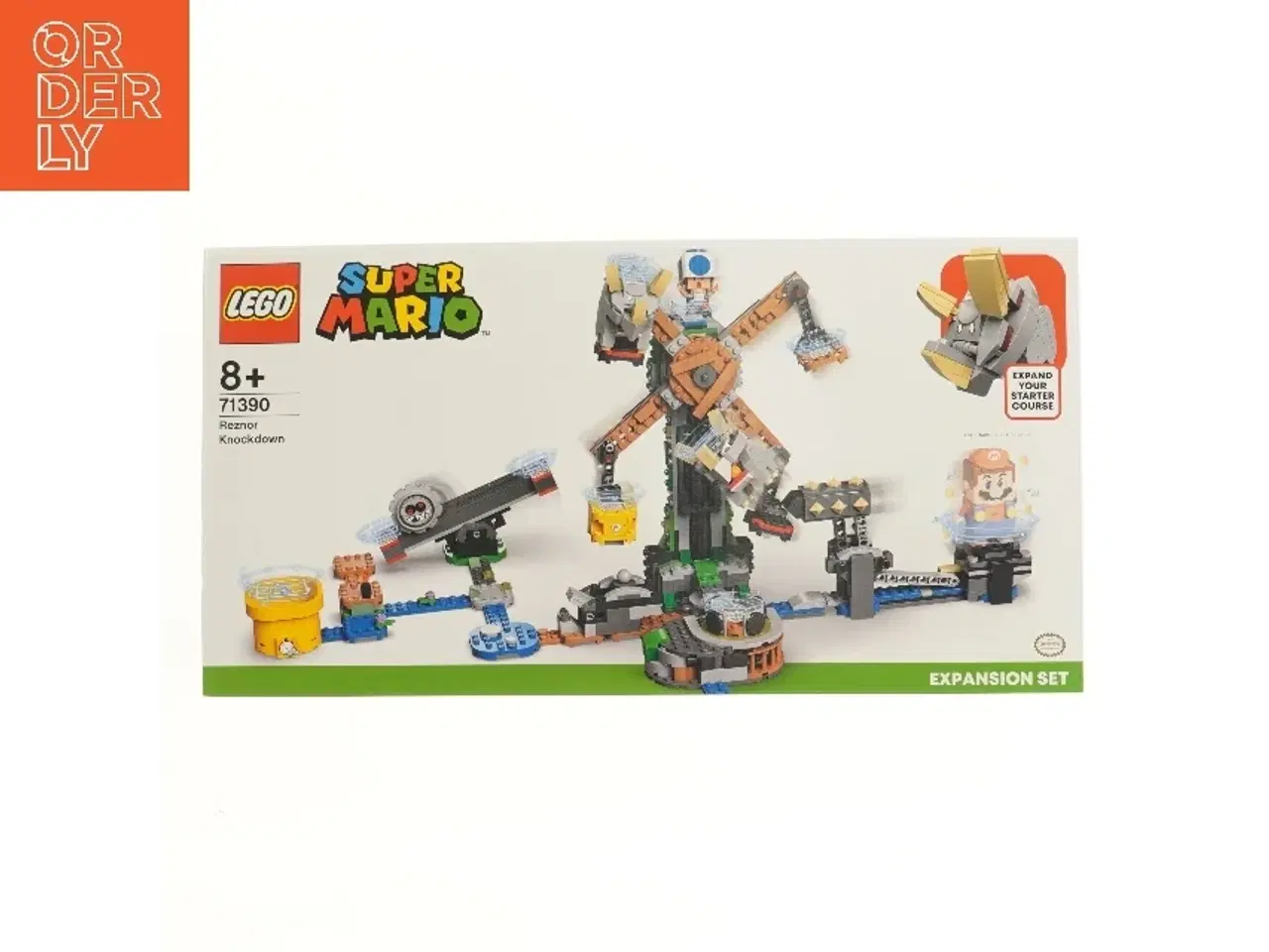 Billede 1 - LEGO Super Mario Reznor Knockdown 71390 udvidelsessæt fra Lego (str. 28x7,5x54 cm)