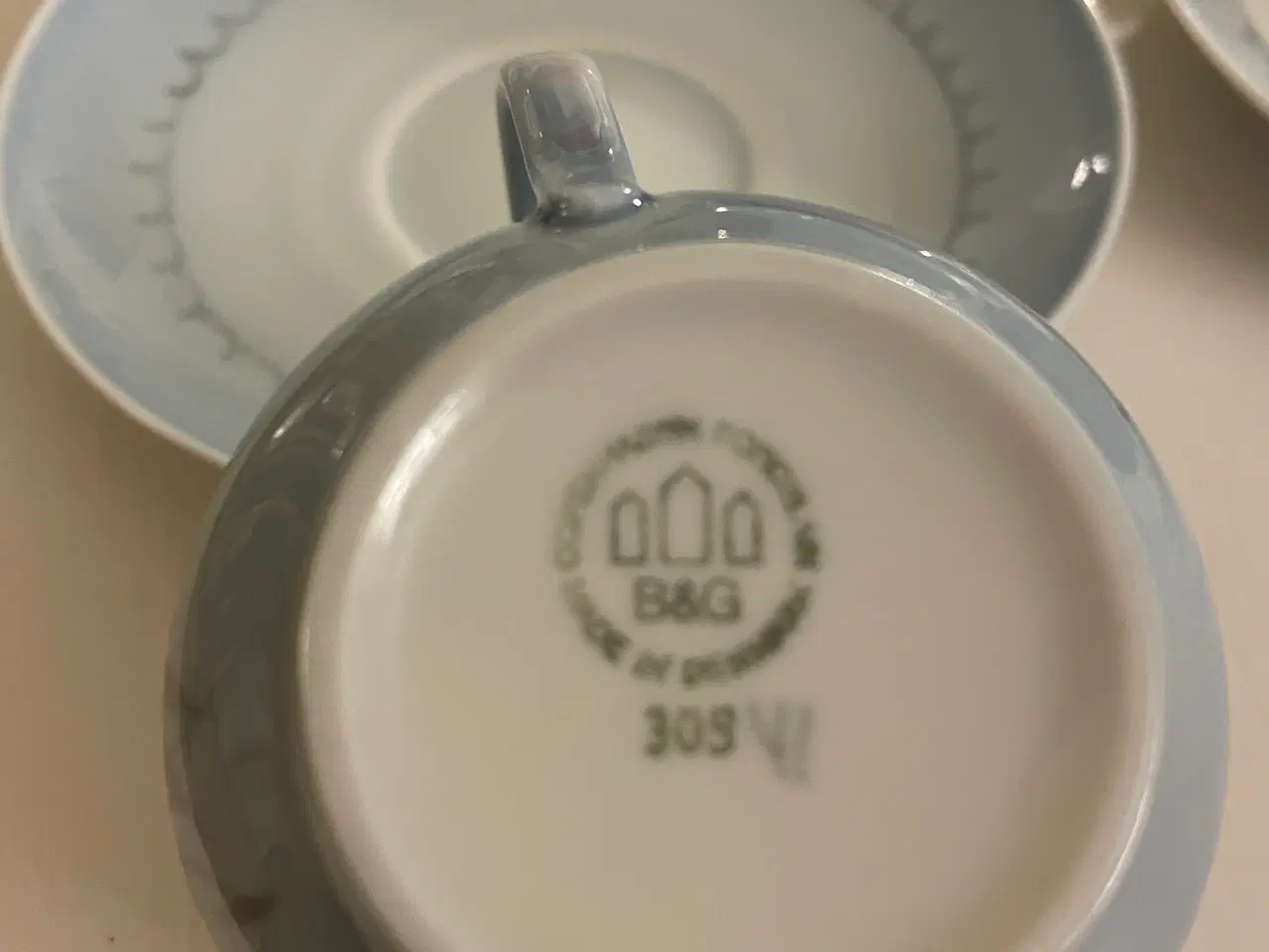 Billede 5 - B&G kaffestel til 8 pers., blå kornblomst