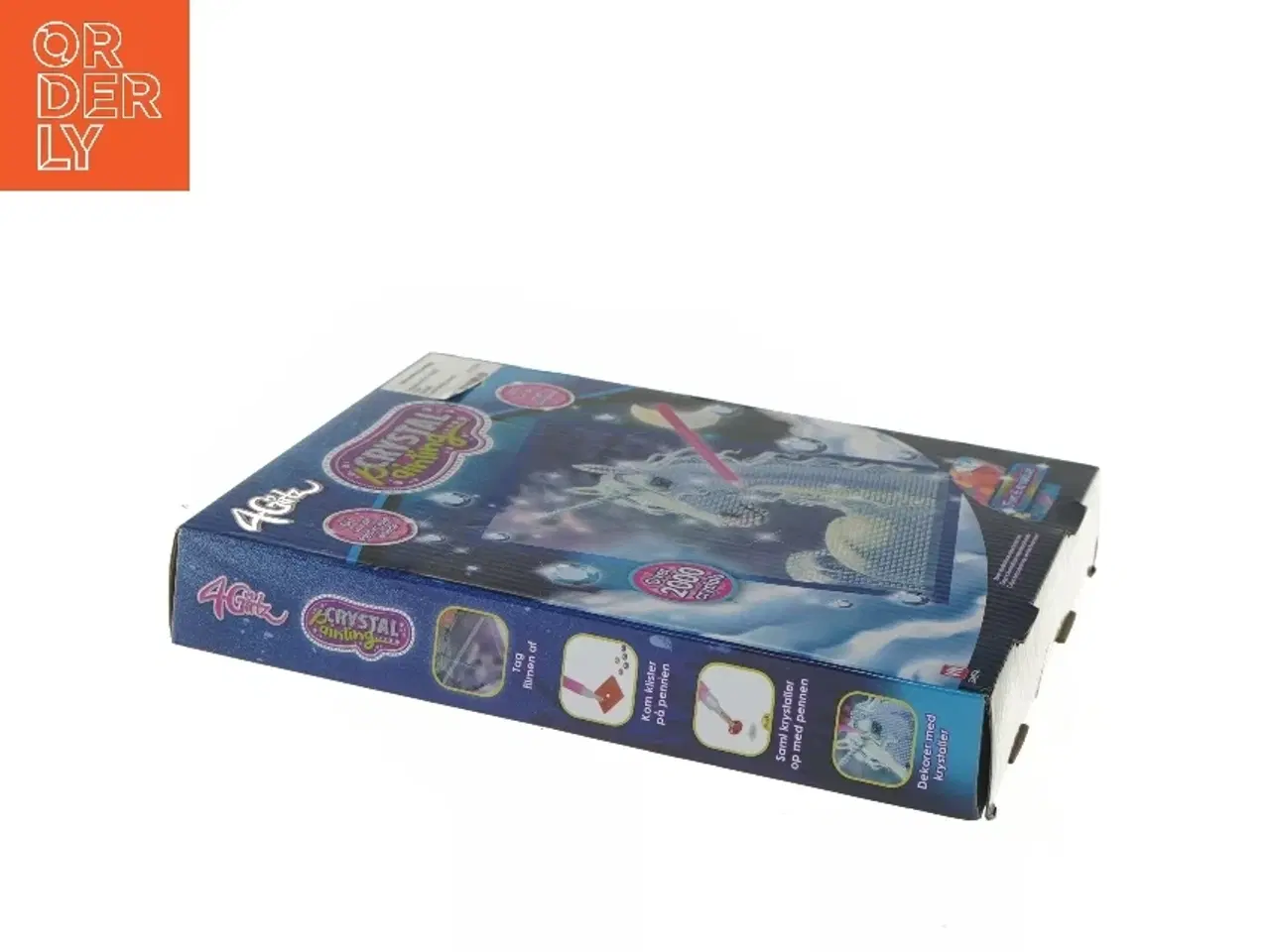 Billede 3 - Krystal maleri sæt med enhjørning fra 4Girlz (str. 26x21 cm)