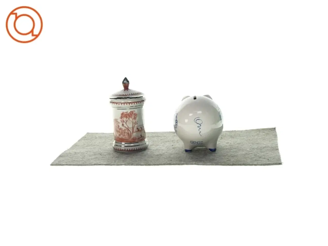 Billede 2 - Porcelæns ting (str. 14 x 6 x 10 og 15 x 8cm)